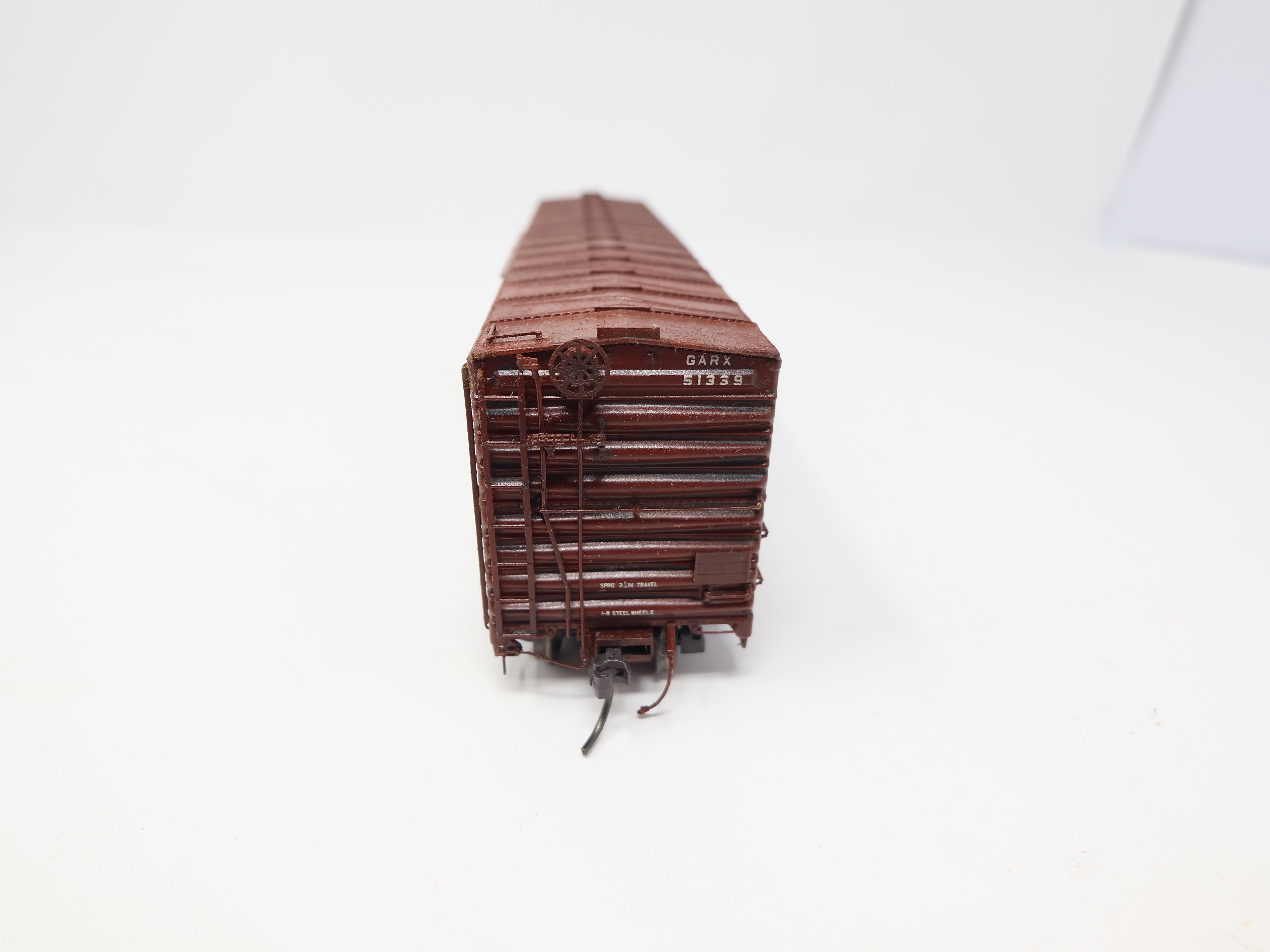 USED Branchline HO Scale, 50' Plug Door Box Car, Southern Pacific GARX #51339, Weathered