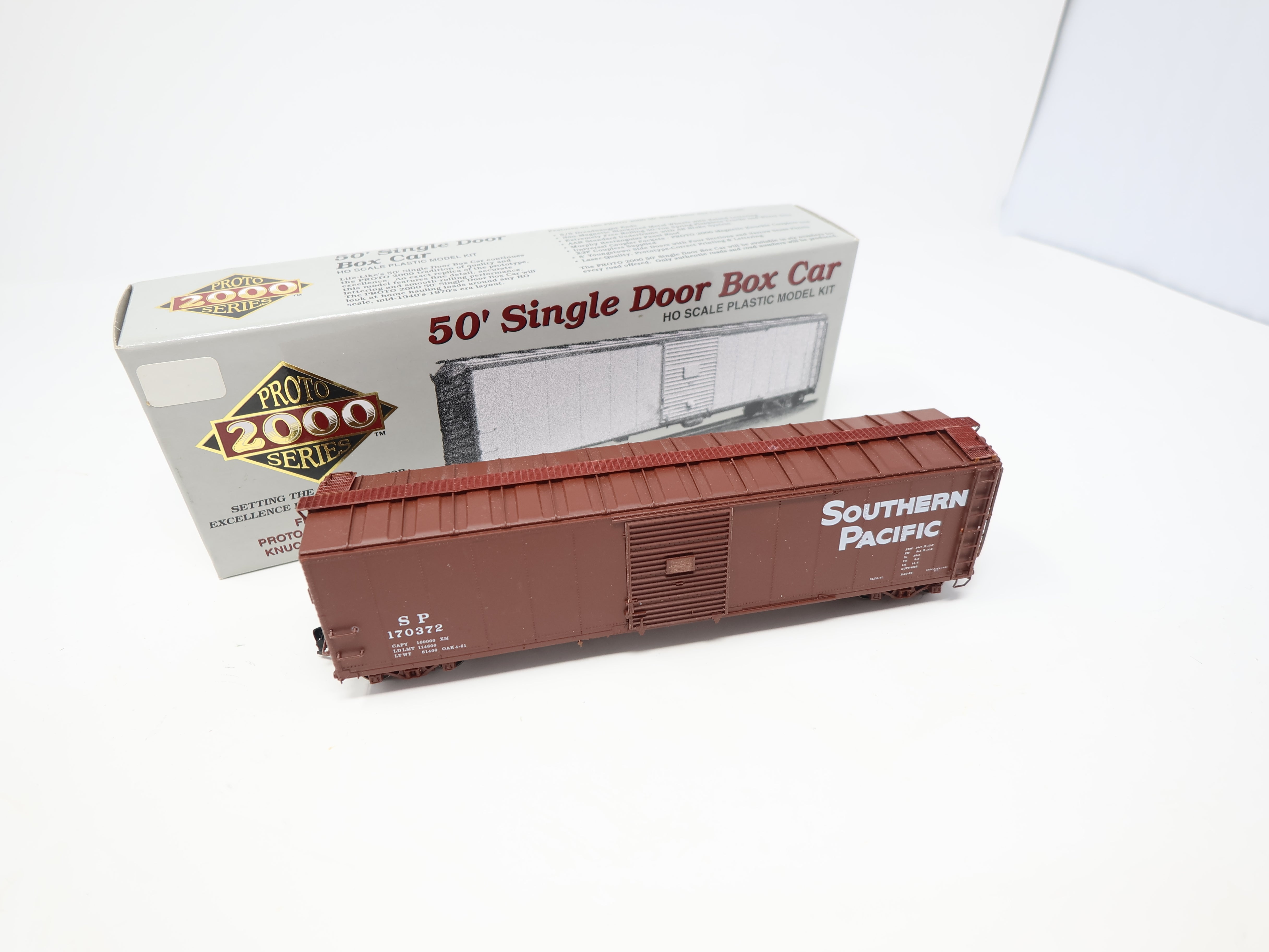 USED Life-Like HO Scale, Proto 2000 50' Single Door Box Car, Southern Pacific SP #170372