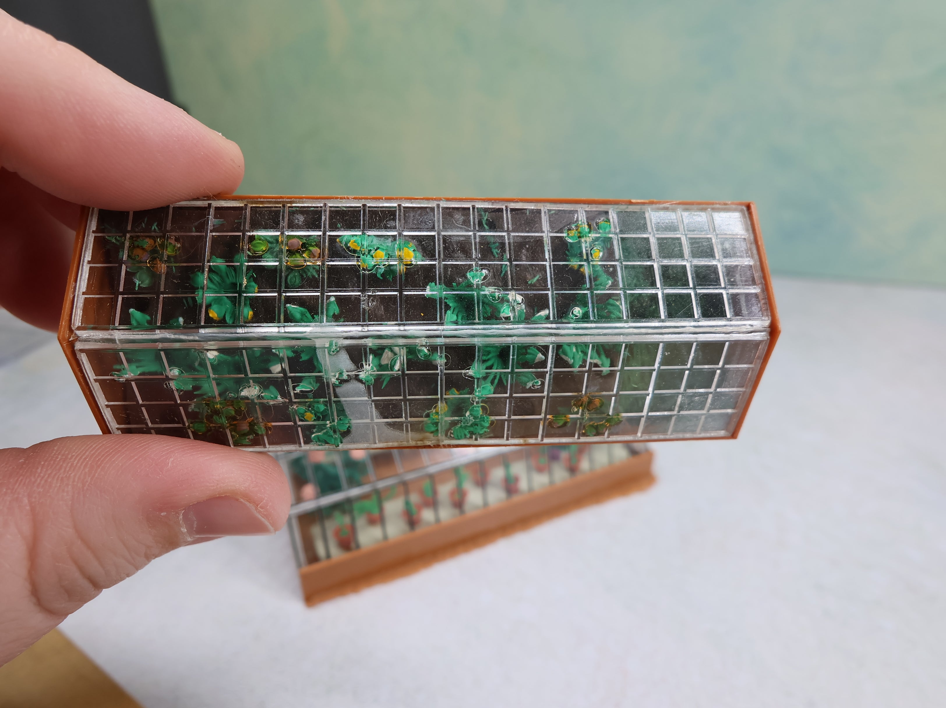 USED Faller HO Scale Greenhouse w/ Planters Buidling