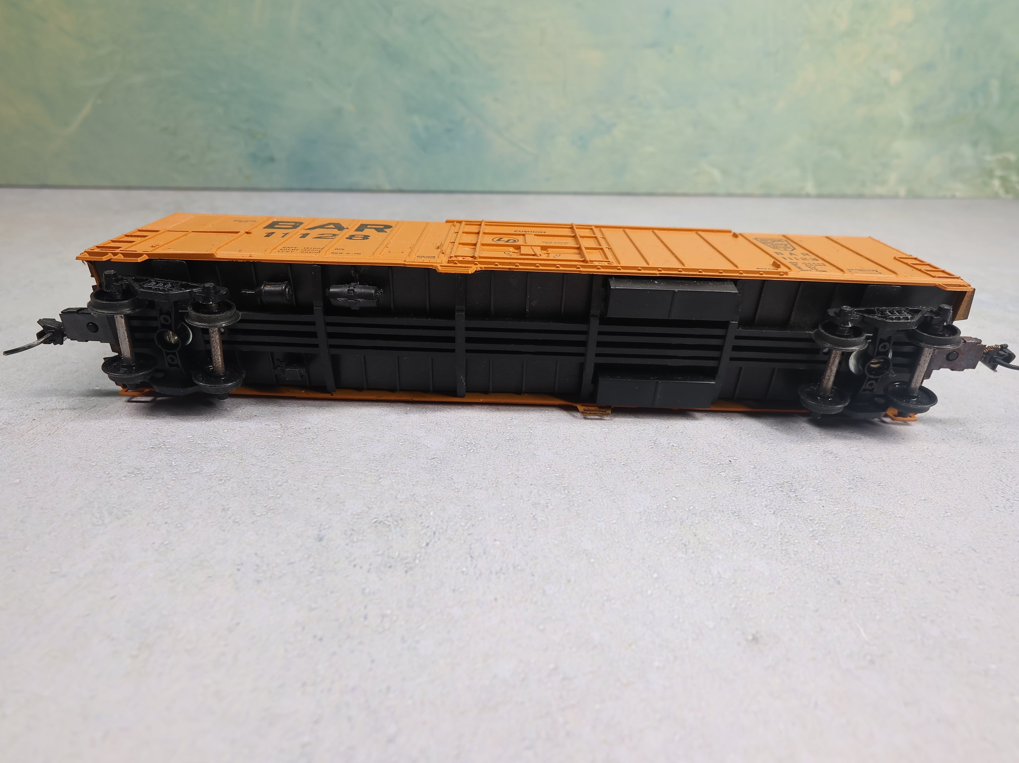 USED Athearn HO Scale 57' Mech Reefer Box Car Bangor & Aroostook BAR #11128