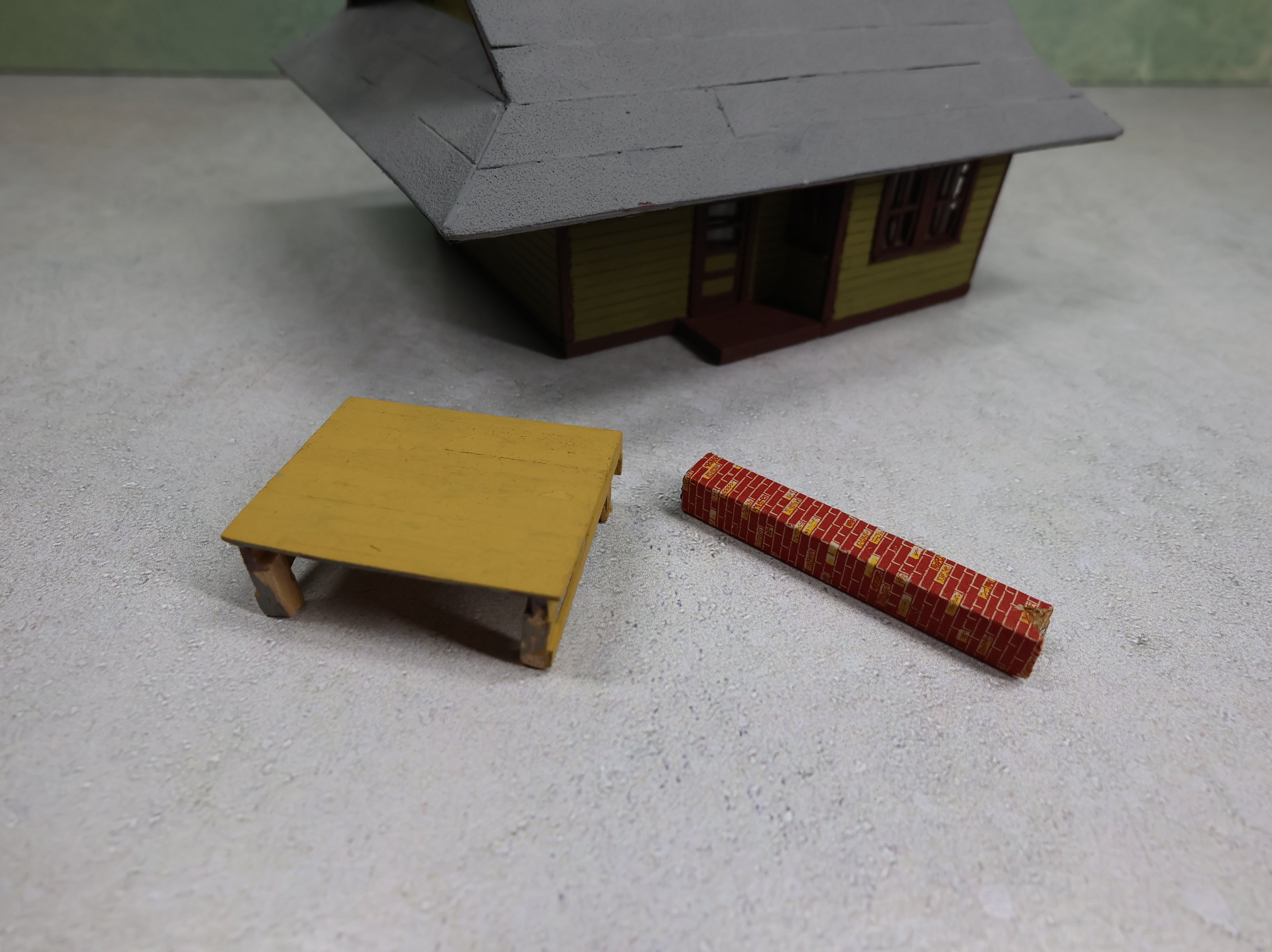 USED HO Scale Scratch Built Railway Express Agency Station House