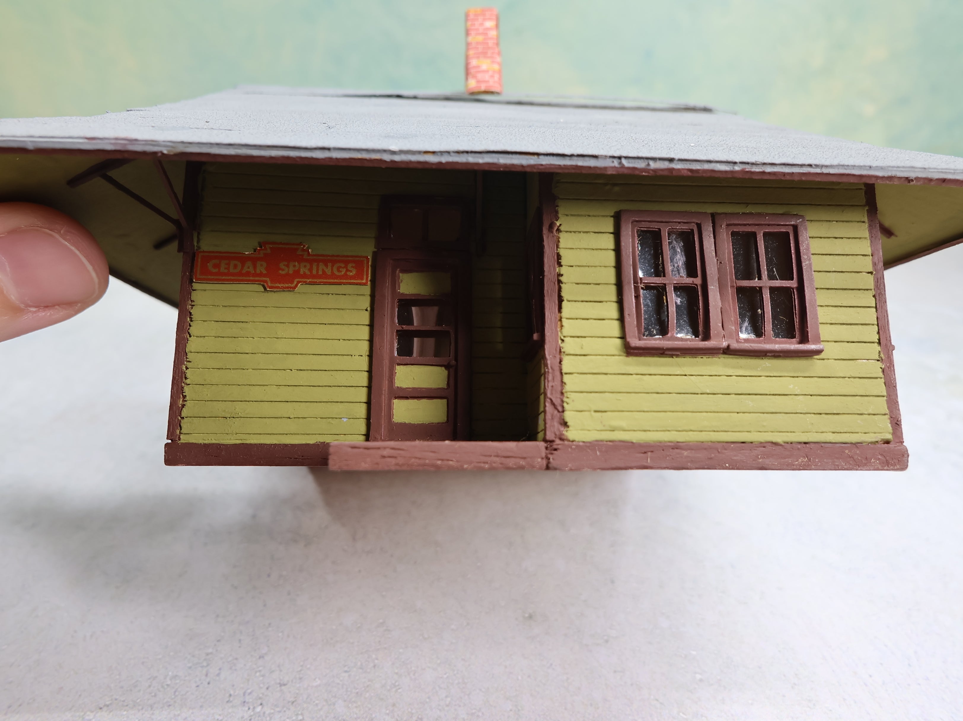 USED HO Scale Scratch Built Railway Express Agency Station House