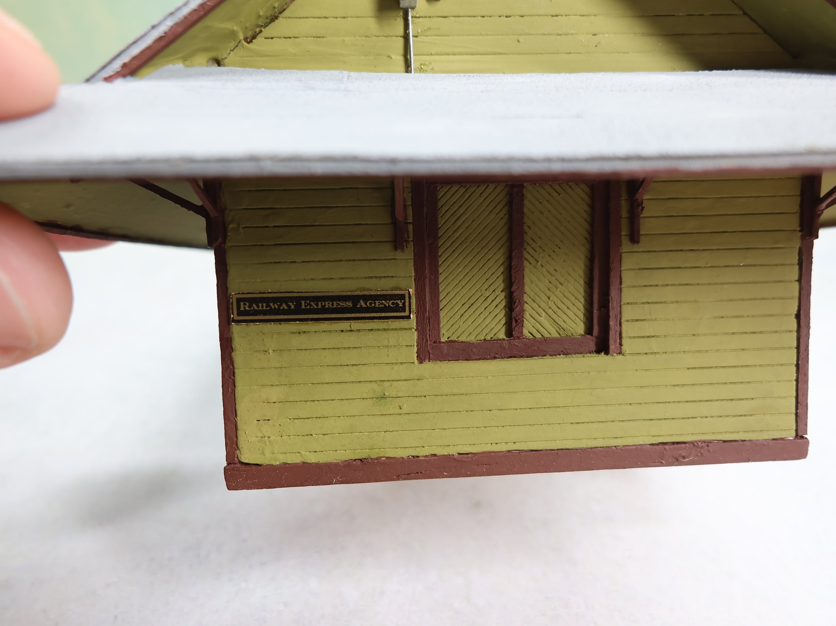 USED HO Scale Scratch Built Railway Express Agency Station House