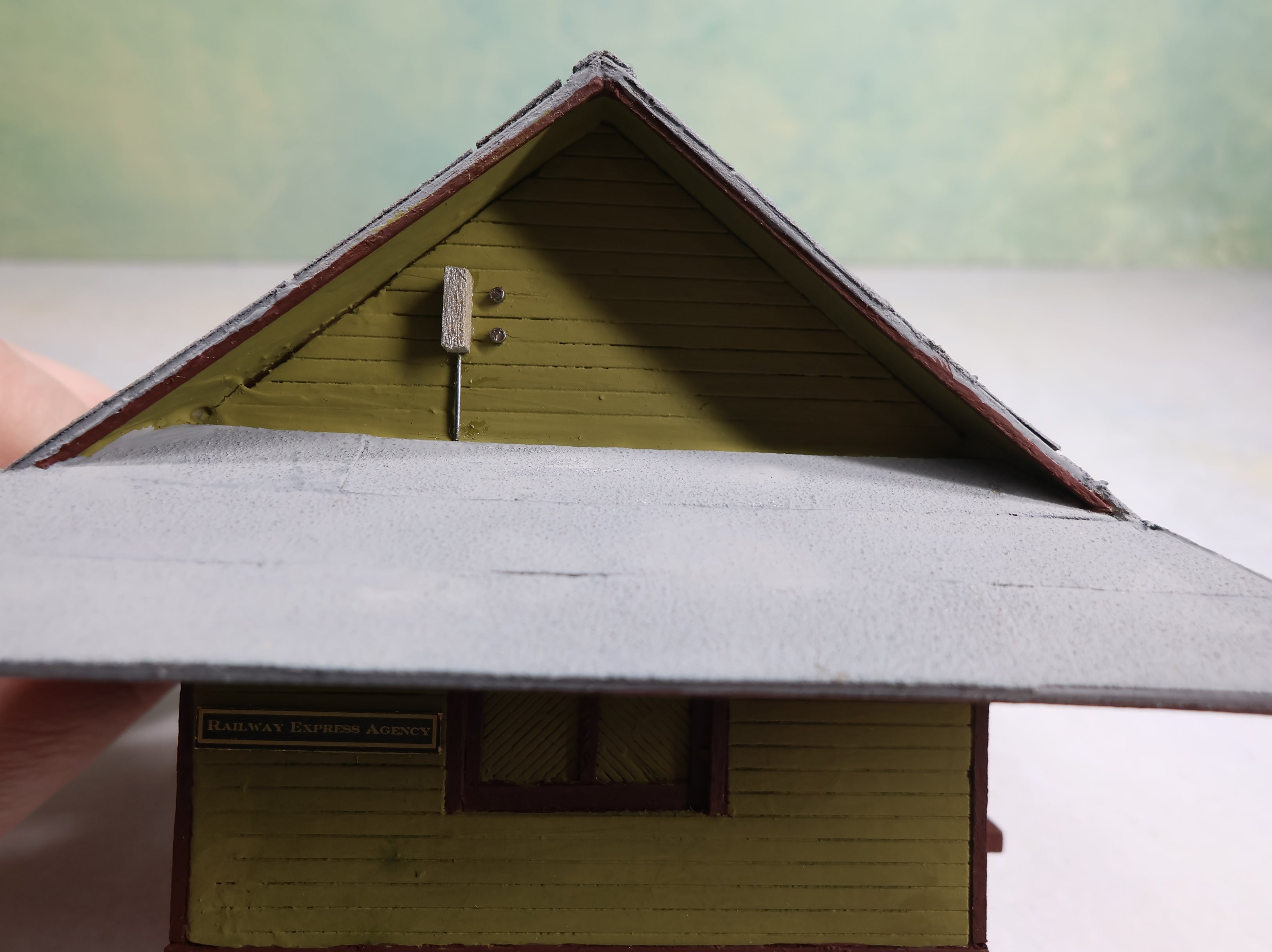 USED HO Scale Scratch Built Railway Express Agency Station House
