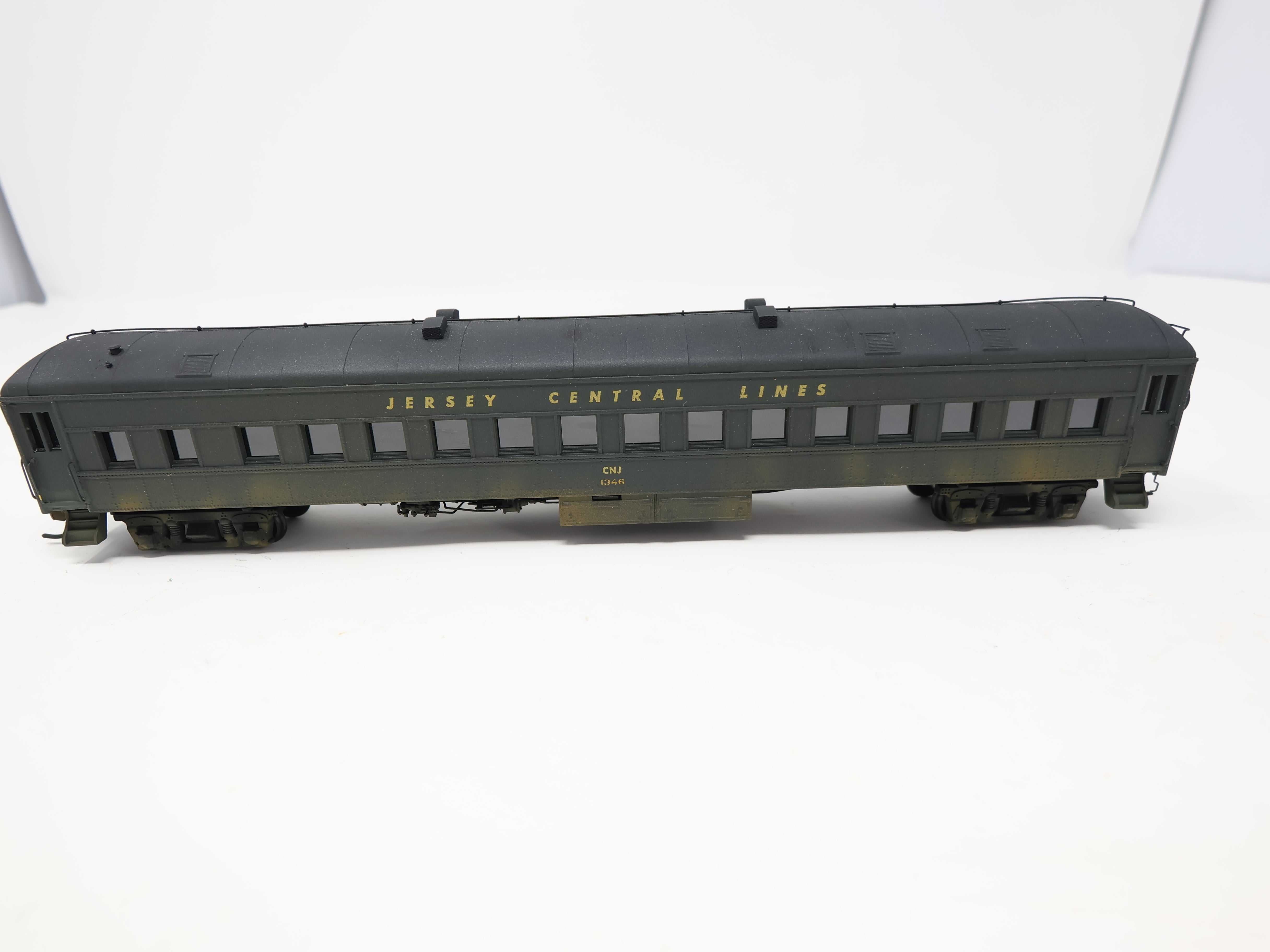 USED HO Scale, Weathered Passenger Car, Central Railroad of New Jersey CNJ #1346