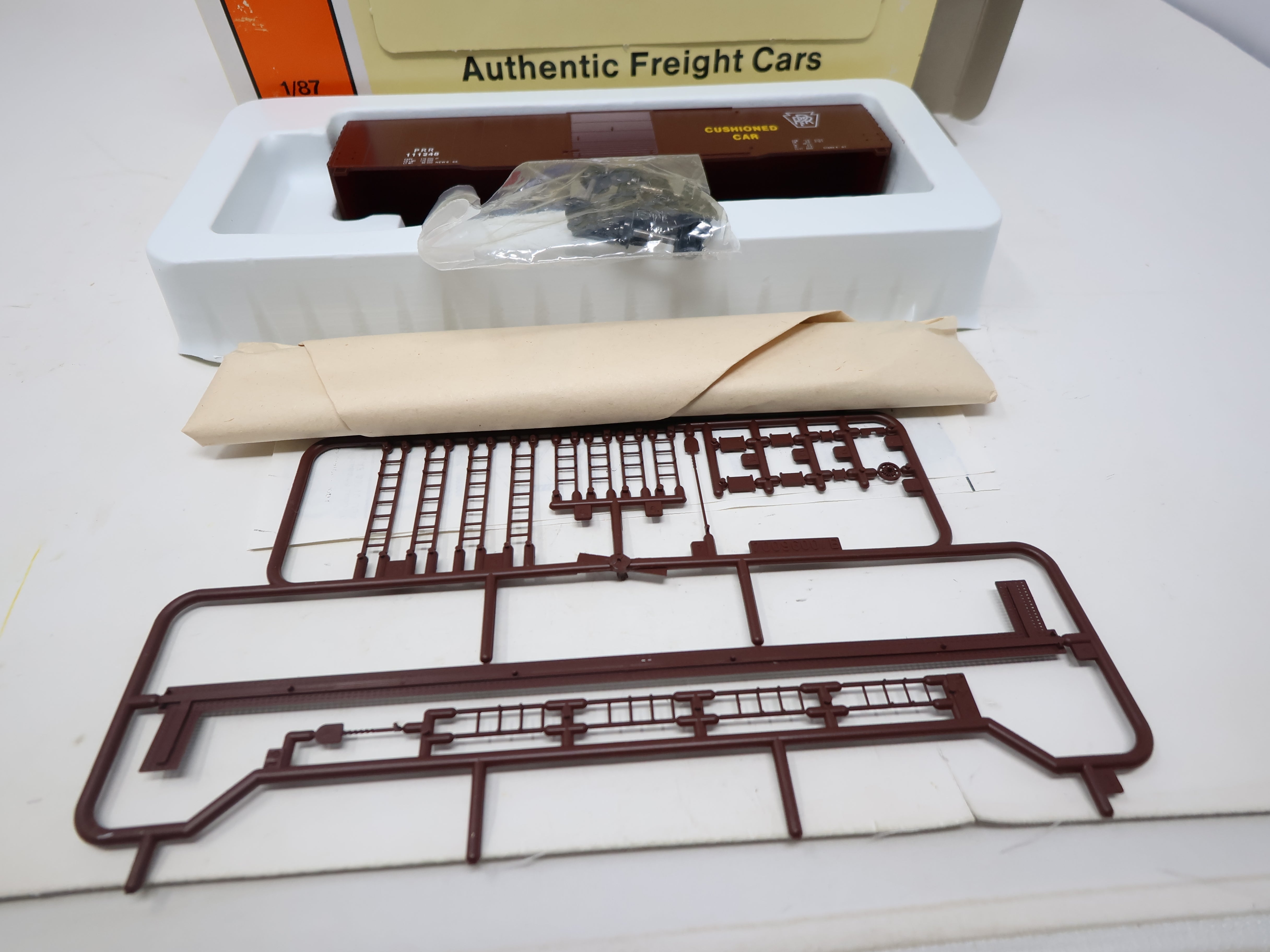 USED Con-Cor #1-551 HO Scale, 60' Box Car Car 7/12, Pennsylvania PRR #111248 (KIT)