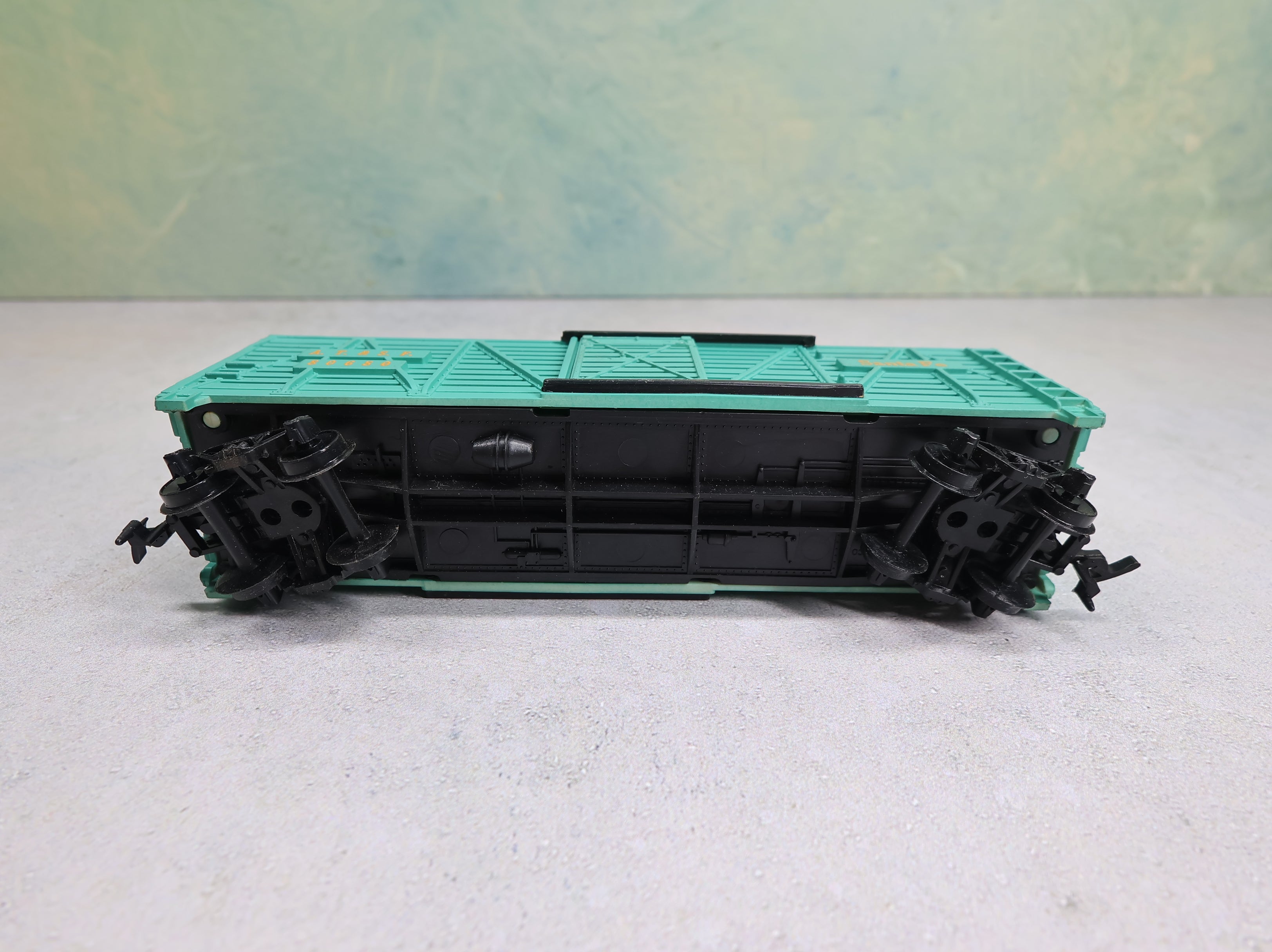 USED Tyco HO Scale 40' Cattle Stock Car Santa Fe ATSF #80680