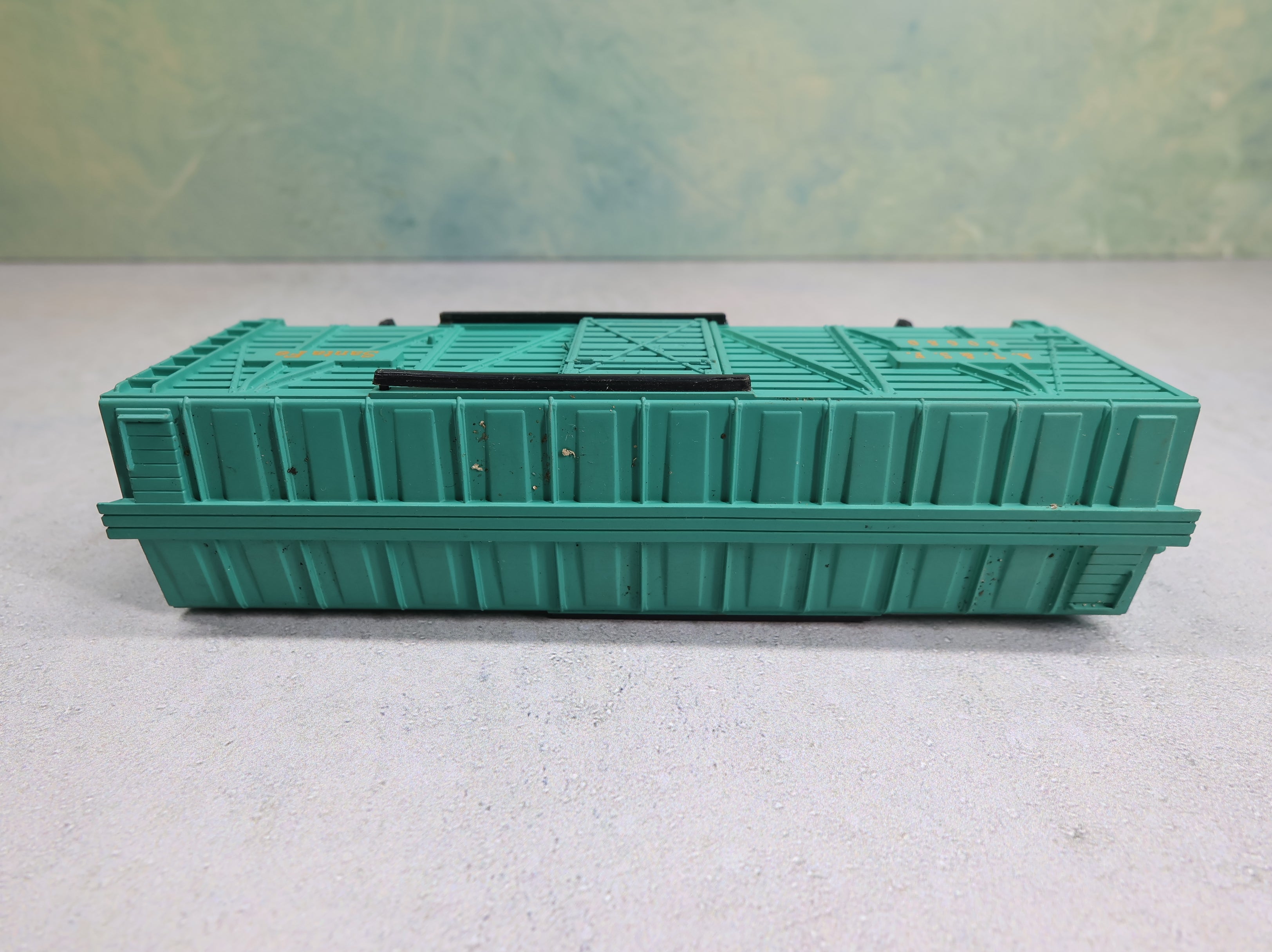 USED Tyco HO Scale 40' Cattle Stock Car Santa Fe ATSF #80680