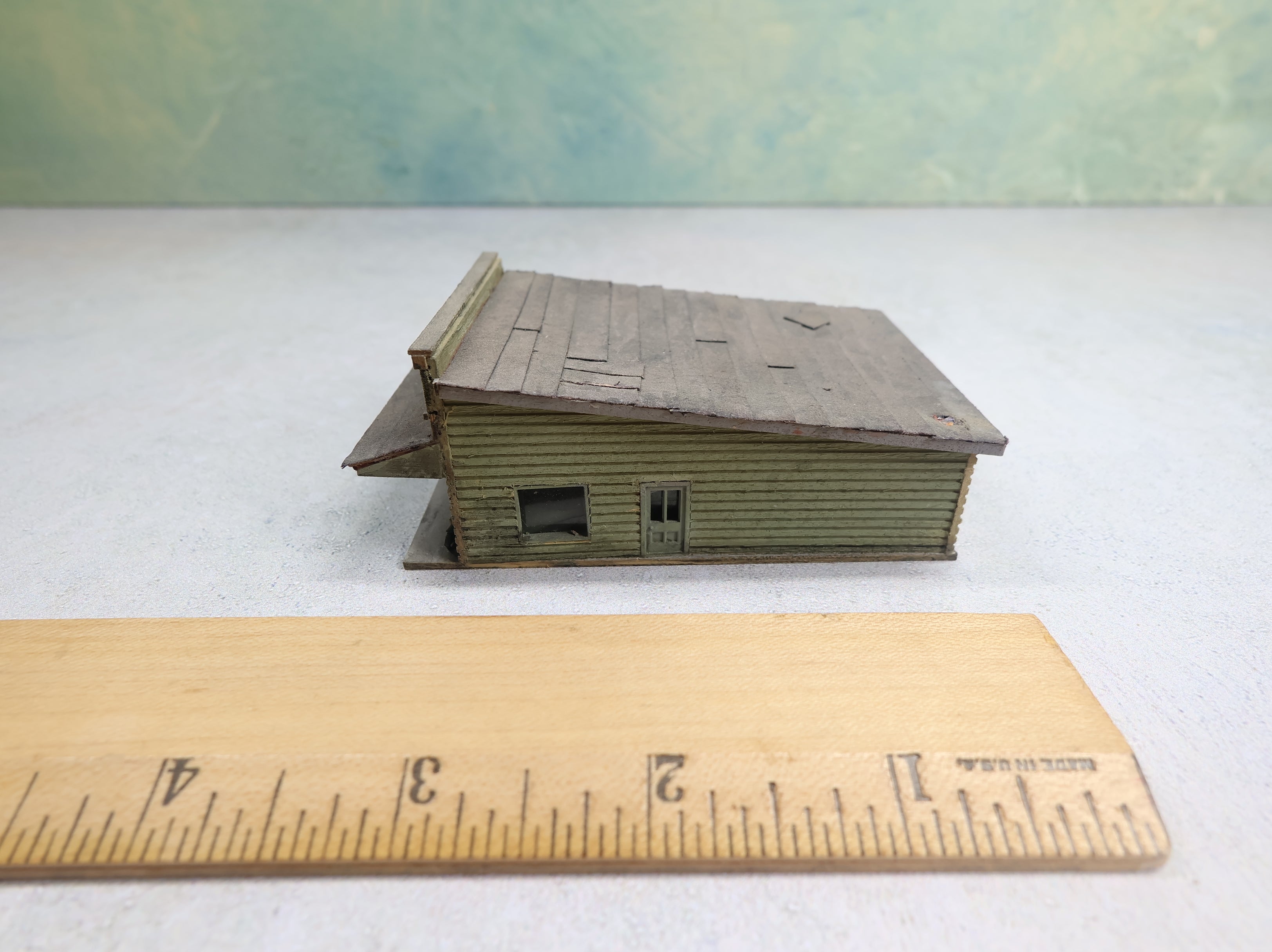USED N Scale Weathered StoreFront Scratch Built