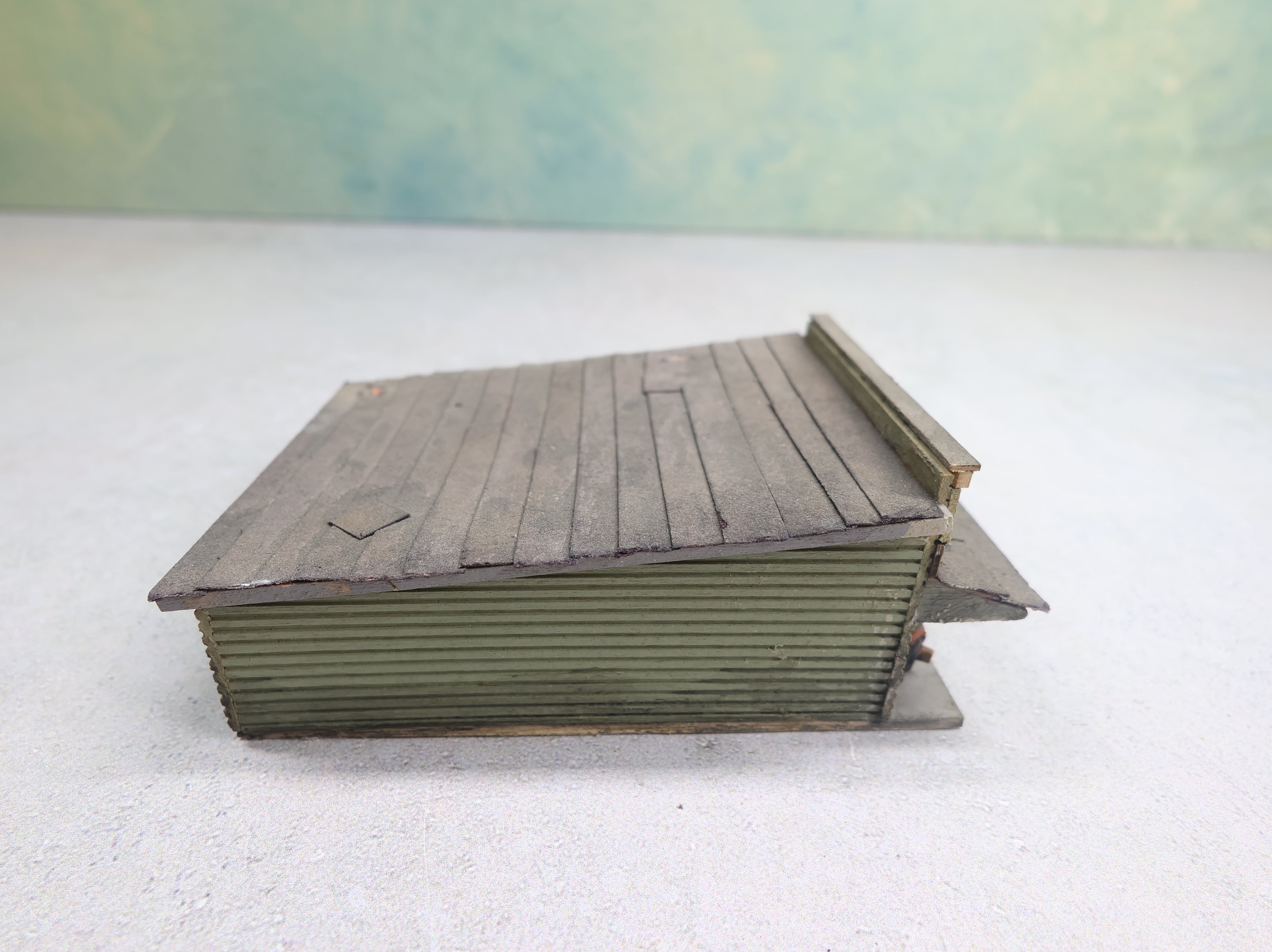USED N Scale Weathered StoreFront Scratch Built