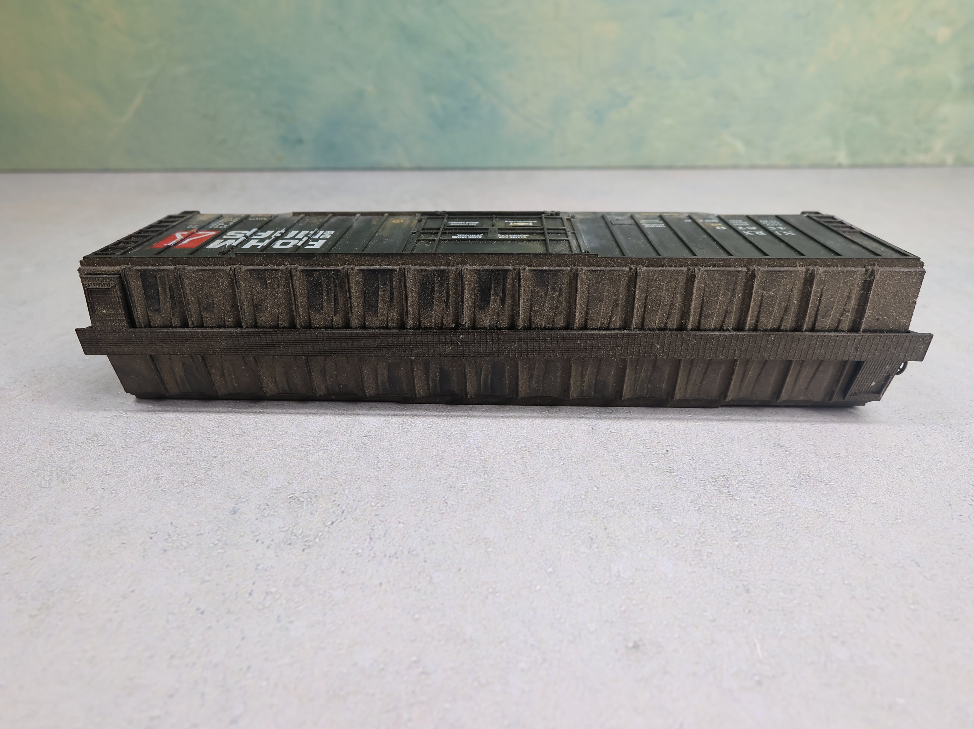 USED Athearn HO Scale 50' Box Car Rohm and Haas NIRX #42879 Weathered