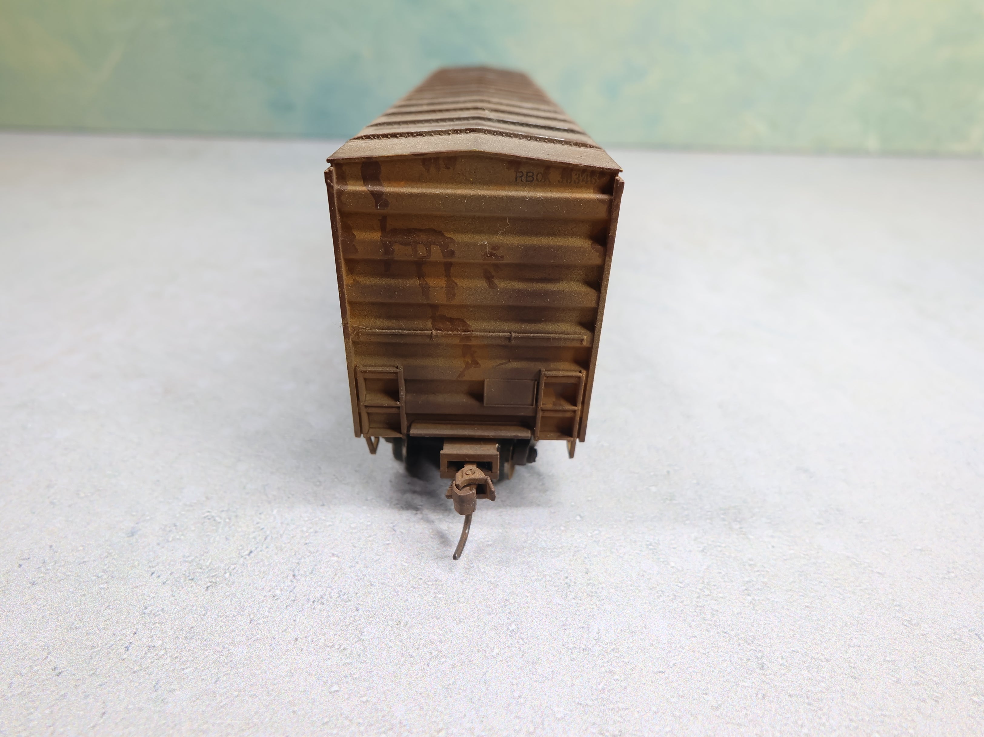 USED Atlas HO Scale 50' Box Car Railbox RBOX #30346 Weathered