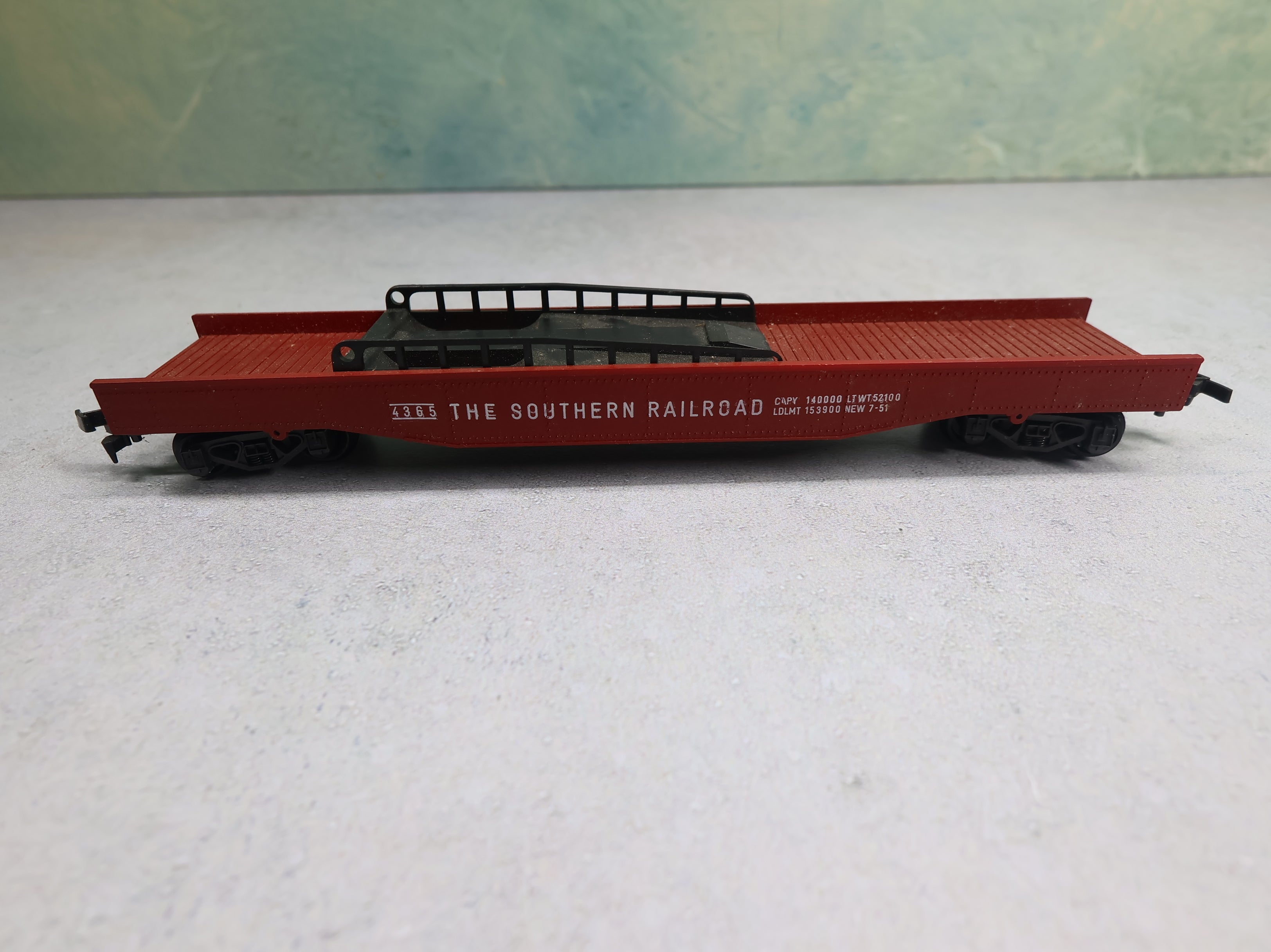 USED Lima HO Scale Flat Car Southern #4365
