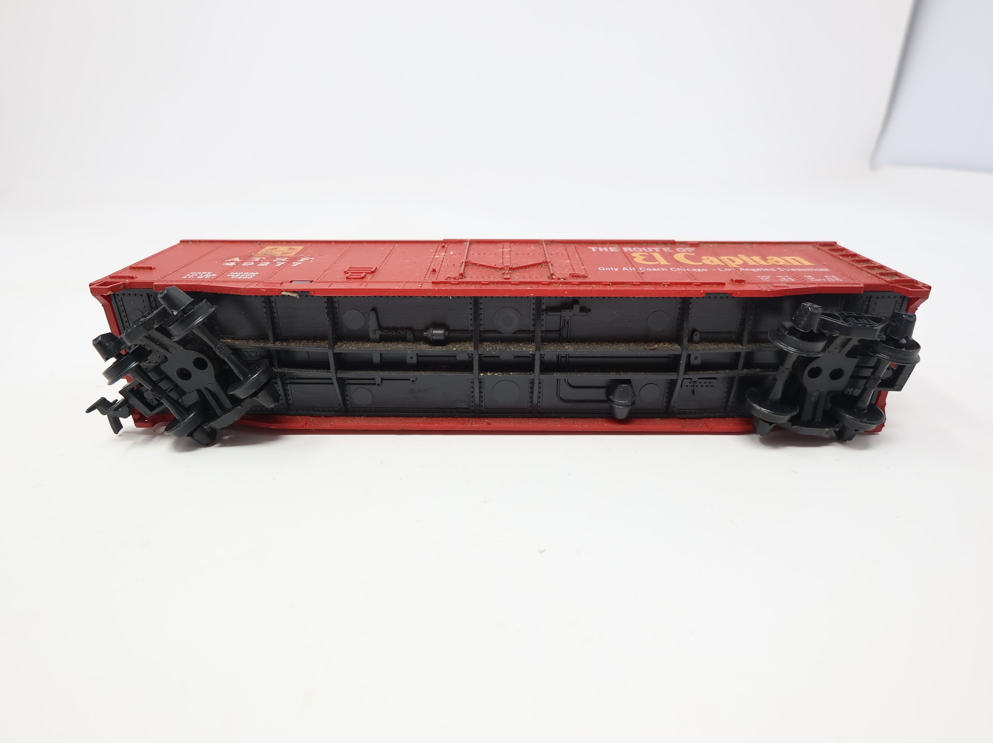 USED Tyco HO Scale 50' Box Car Santa Fe ATSF #49277 El Capitan