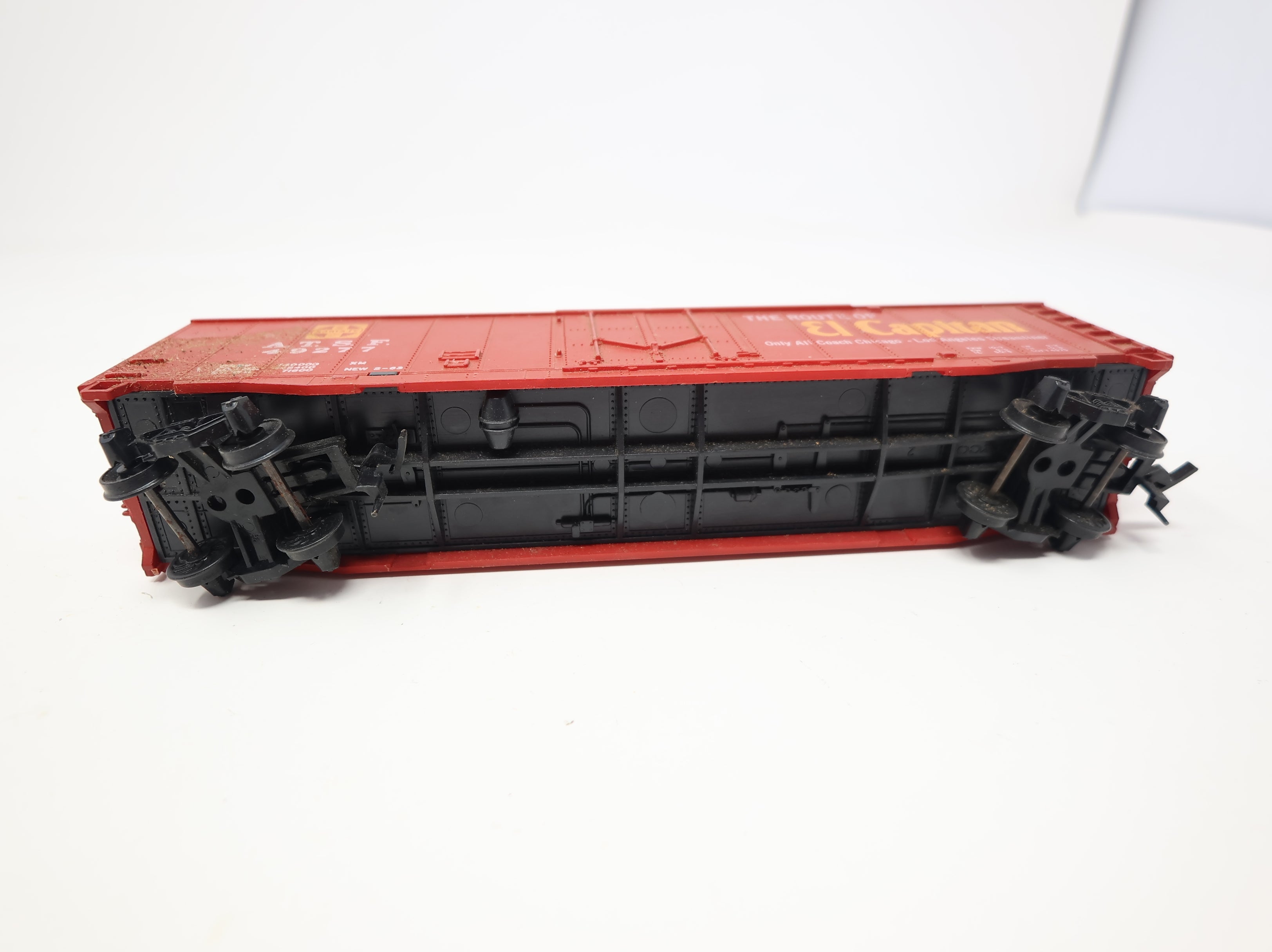 USED Tyco HO Scale 50' Box Car Santa Fe ATSF #49277