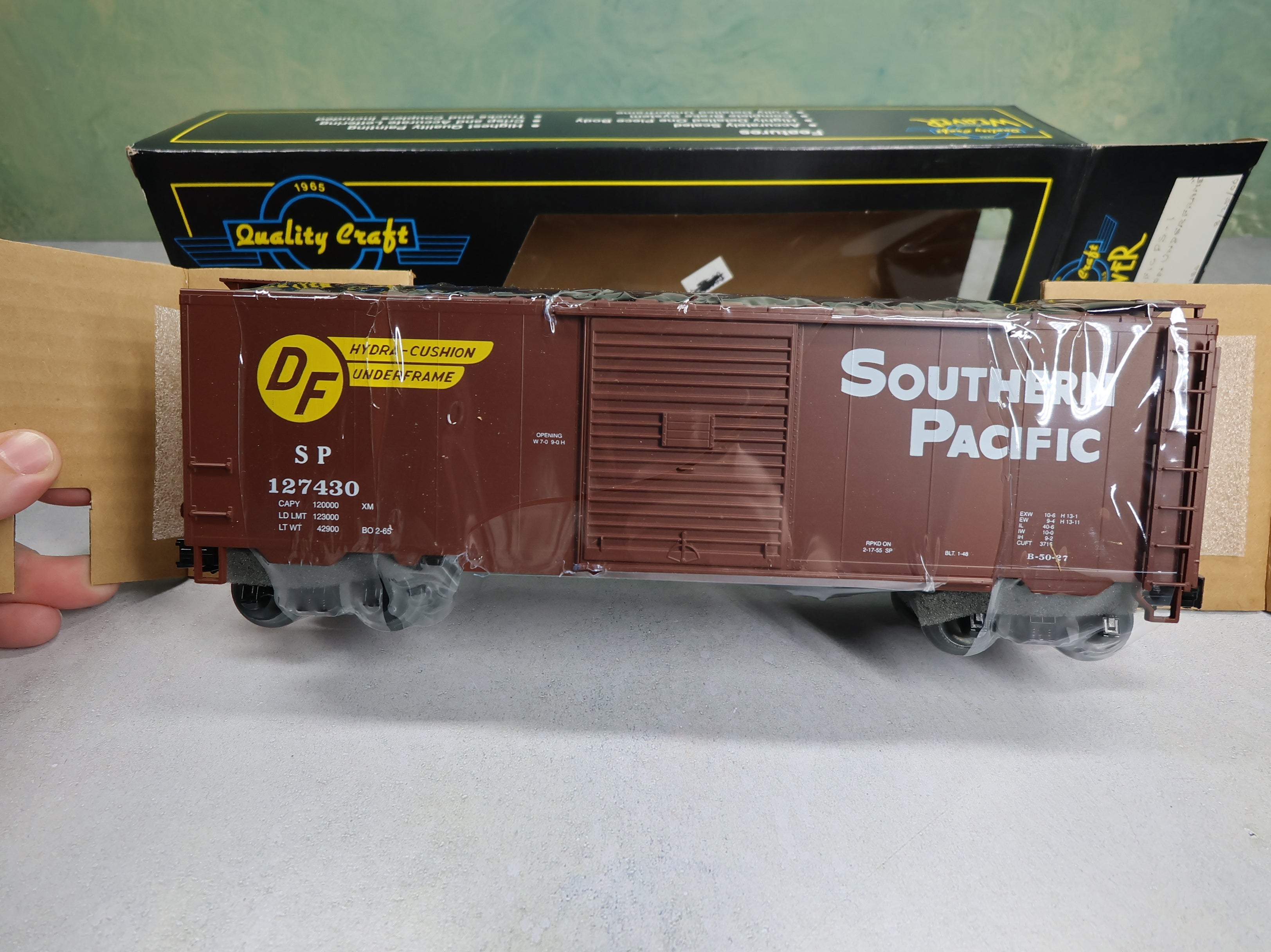 USED Weaver O 40' PS-1 Box Car Southern Pacific SP #127430 Sealed