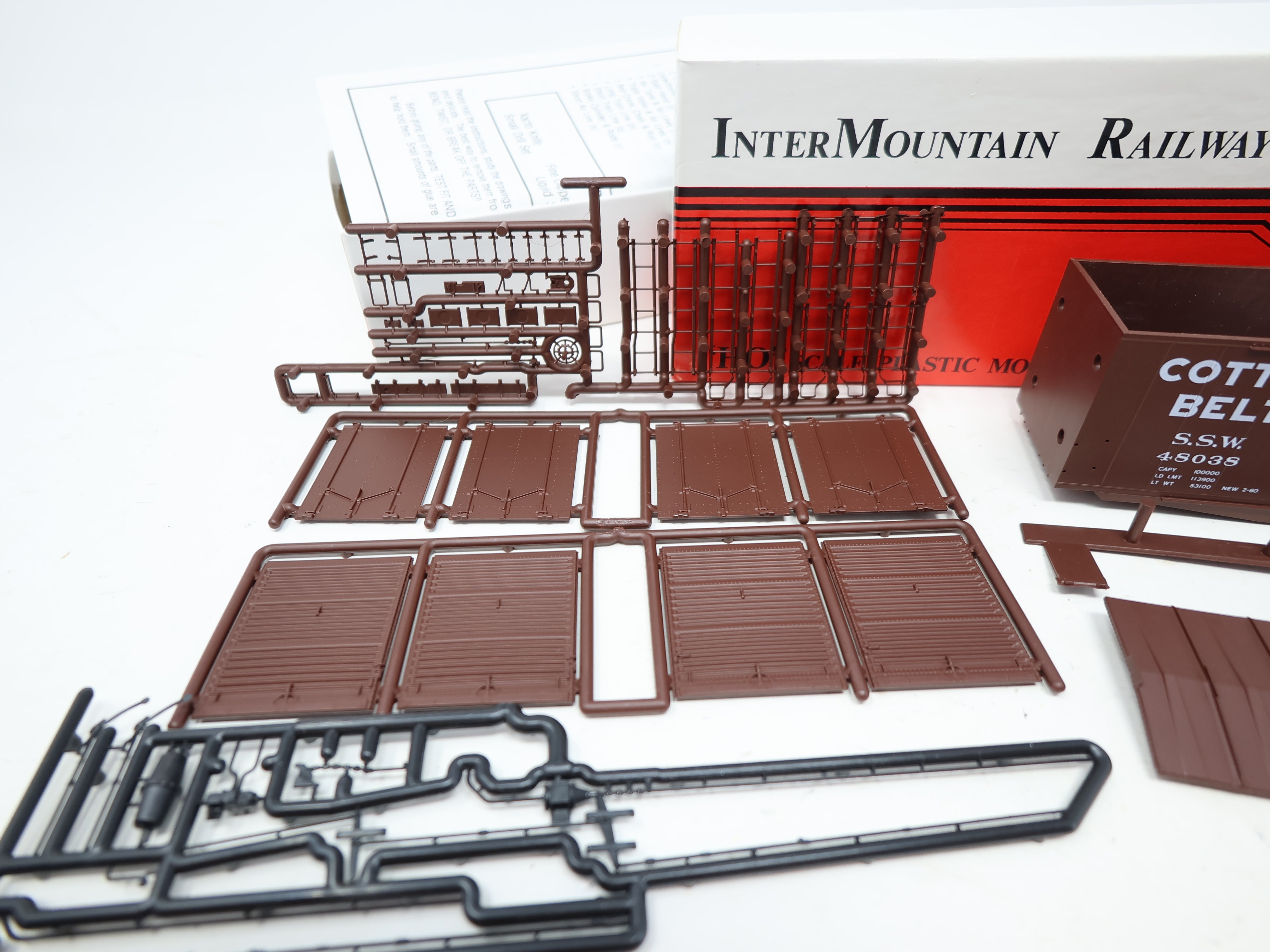 USED Intermountain 40604-06 HO Scale, 50' DD Box Car, Cotton Belt SSW #48038 (KIT)