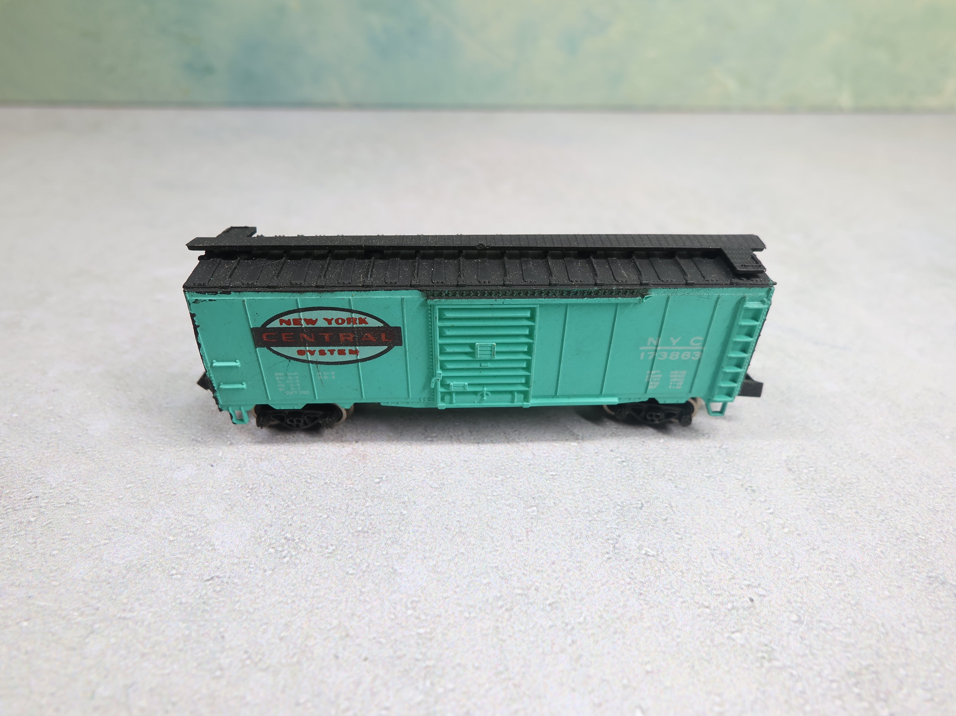 USED Bachmann N Scale 40' Box Car New York Central NYC #173863