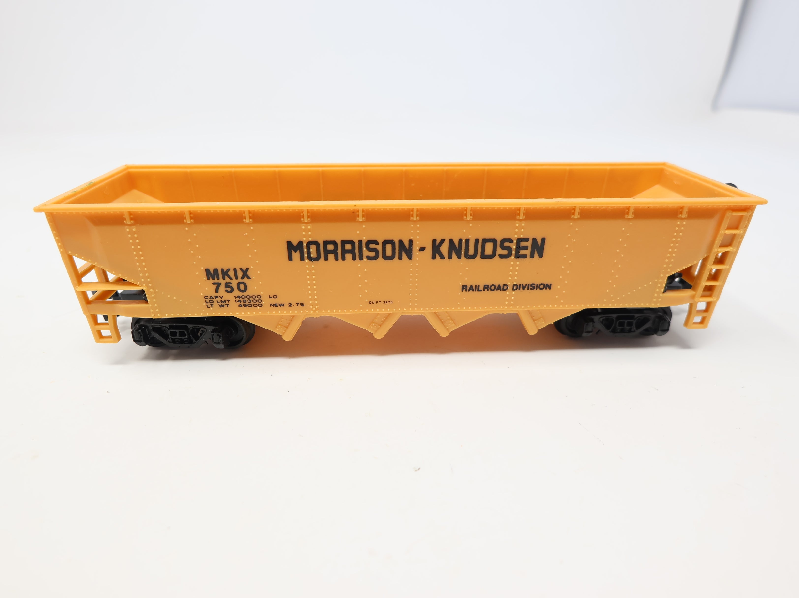 USED Bachmann HO Scale Open Hopper Morrison Knudsen MKIX #750