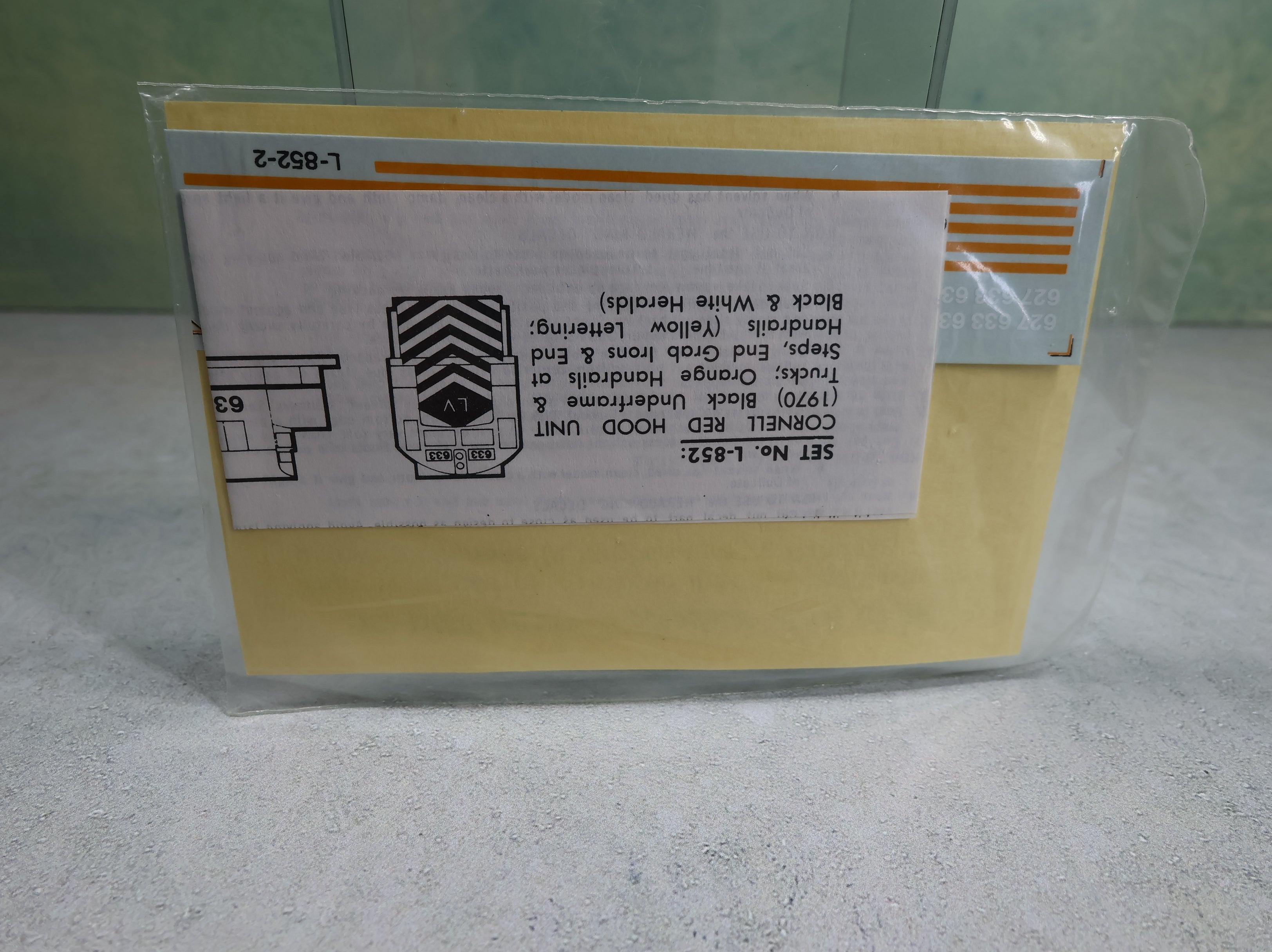 The Herald King L852I HO Scale Lehigh Valley Hood Unit Cornell Red Diesel 1970 Decals