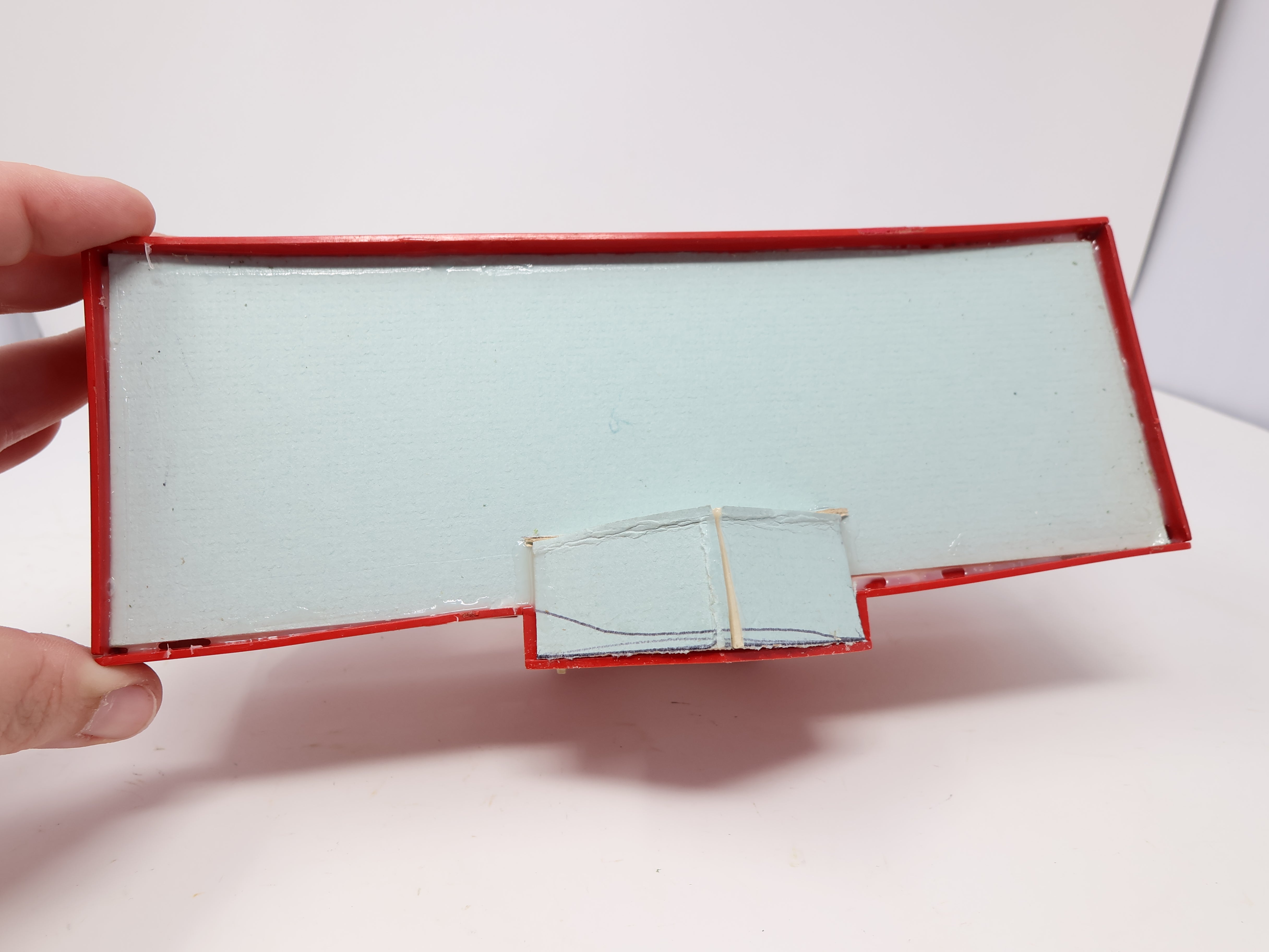 USED Bachmann Plasticville O, Red School w/ Modified Roof