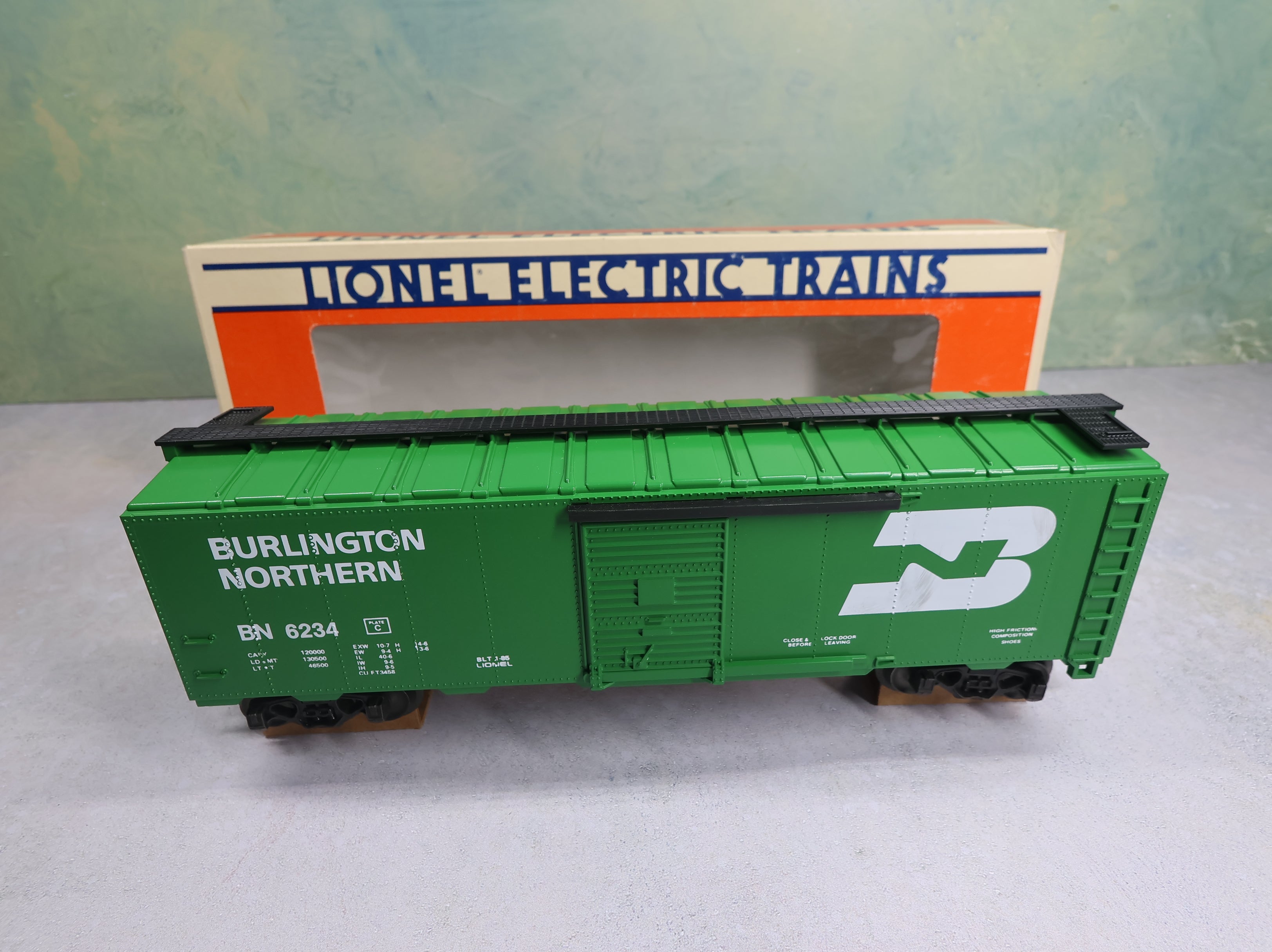 USED Lionel O Standard O Box Car Burlington Northern BN #6234