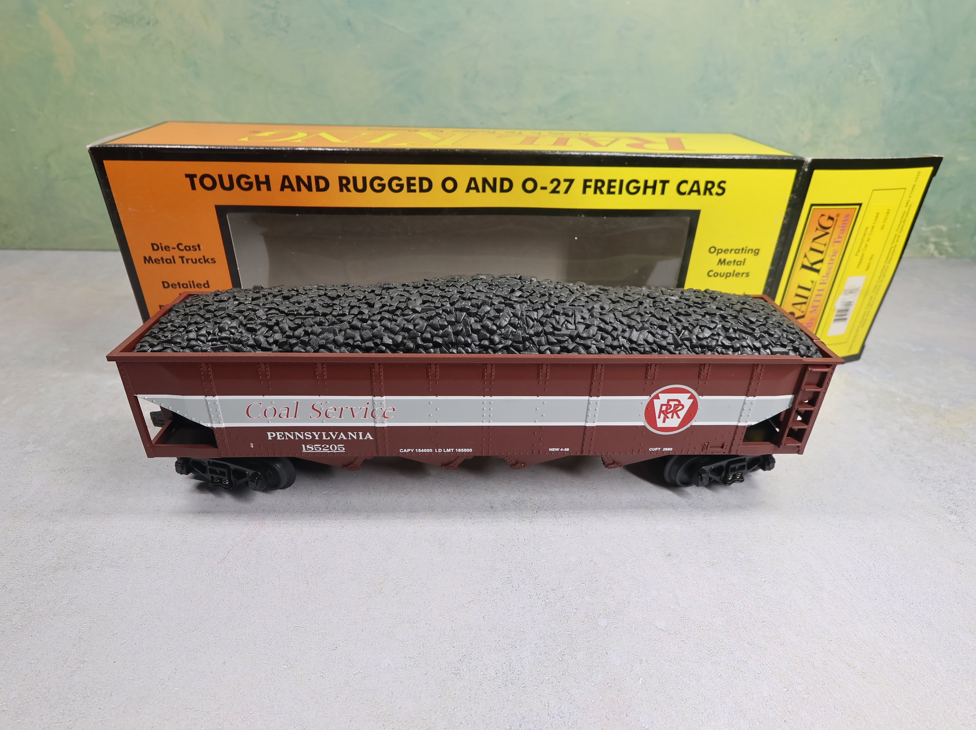 USED MTH Rail King 30-75187 O Hopper Car Pennsylvania #185205