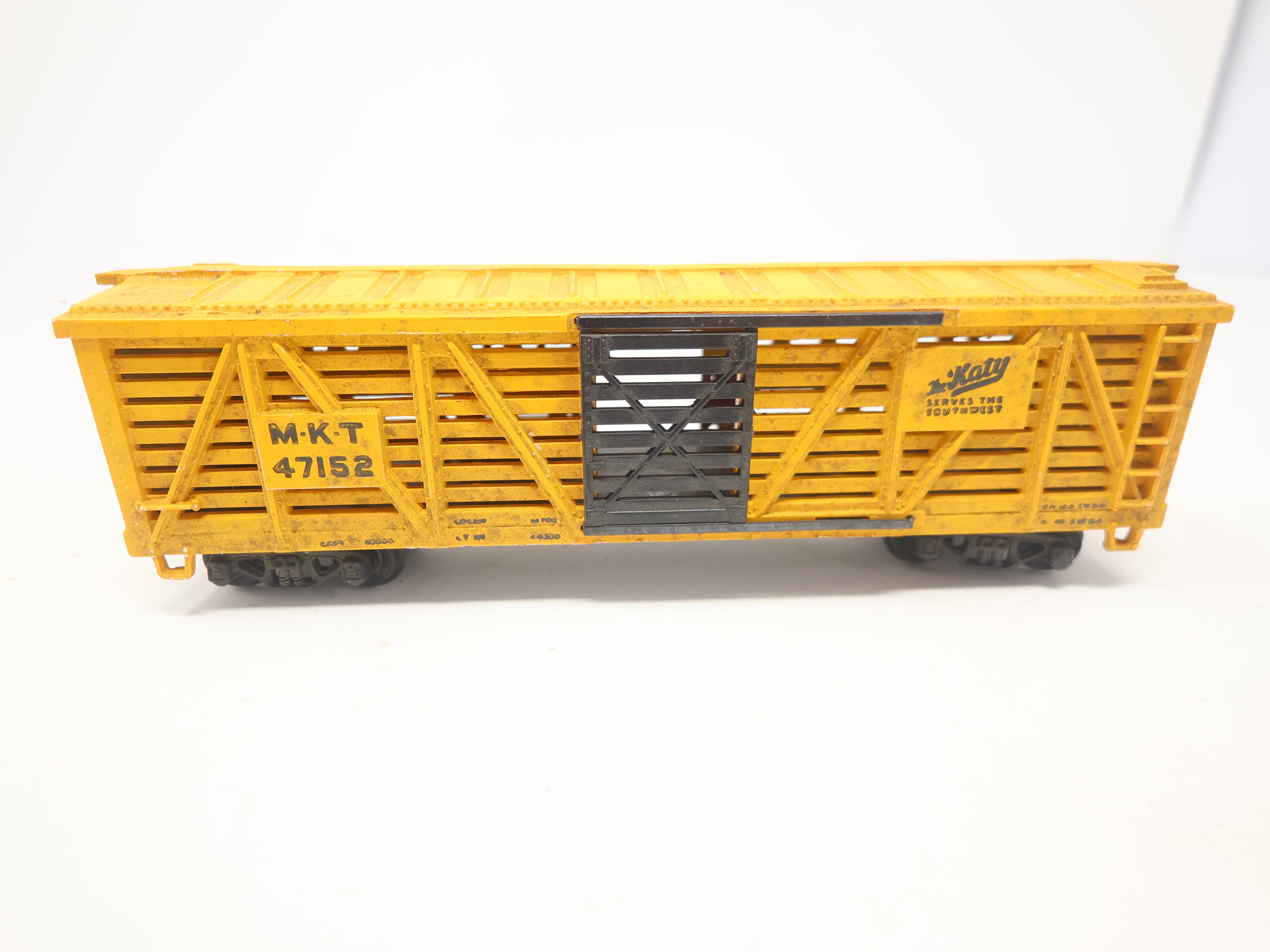 USED Varney HO Scale, 40' Stock Car, Missouri-Kansas-Texas MKT #47152