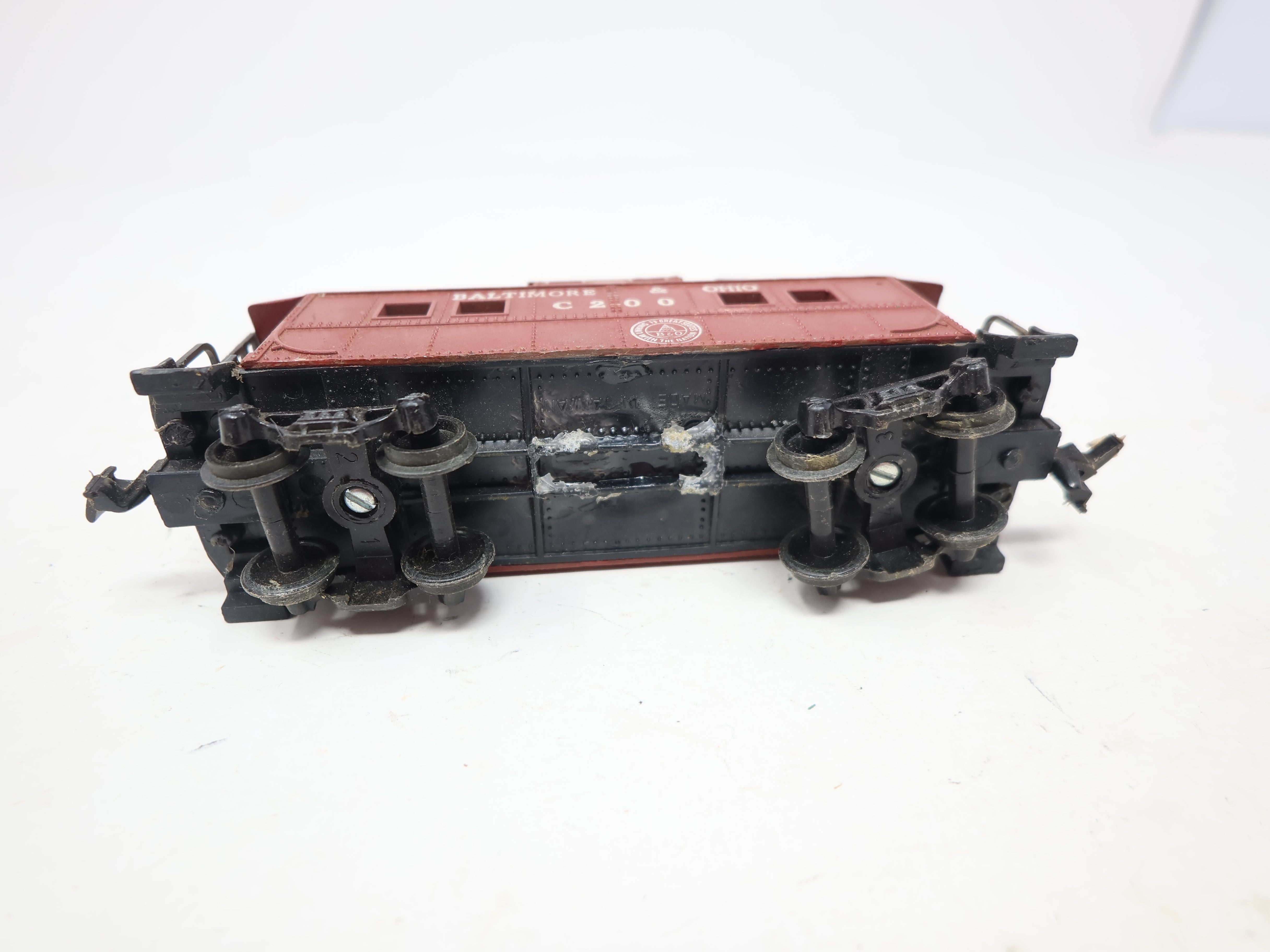 USED HO Scale, Caboose, Baltimore and Ohio BO #C200
