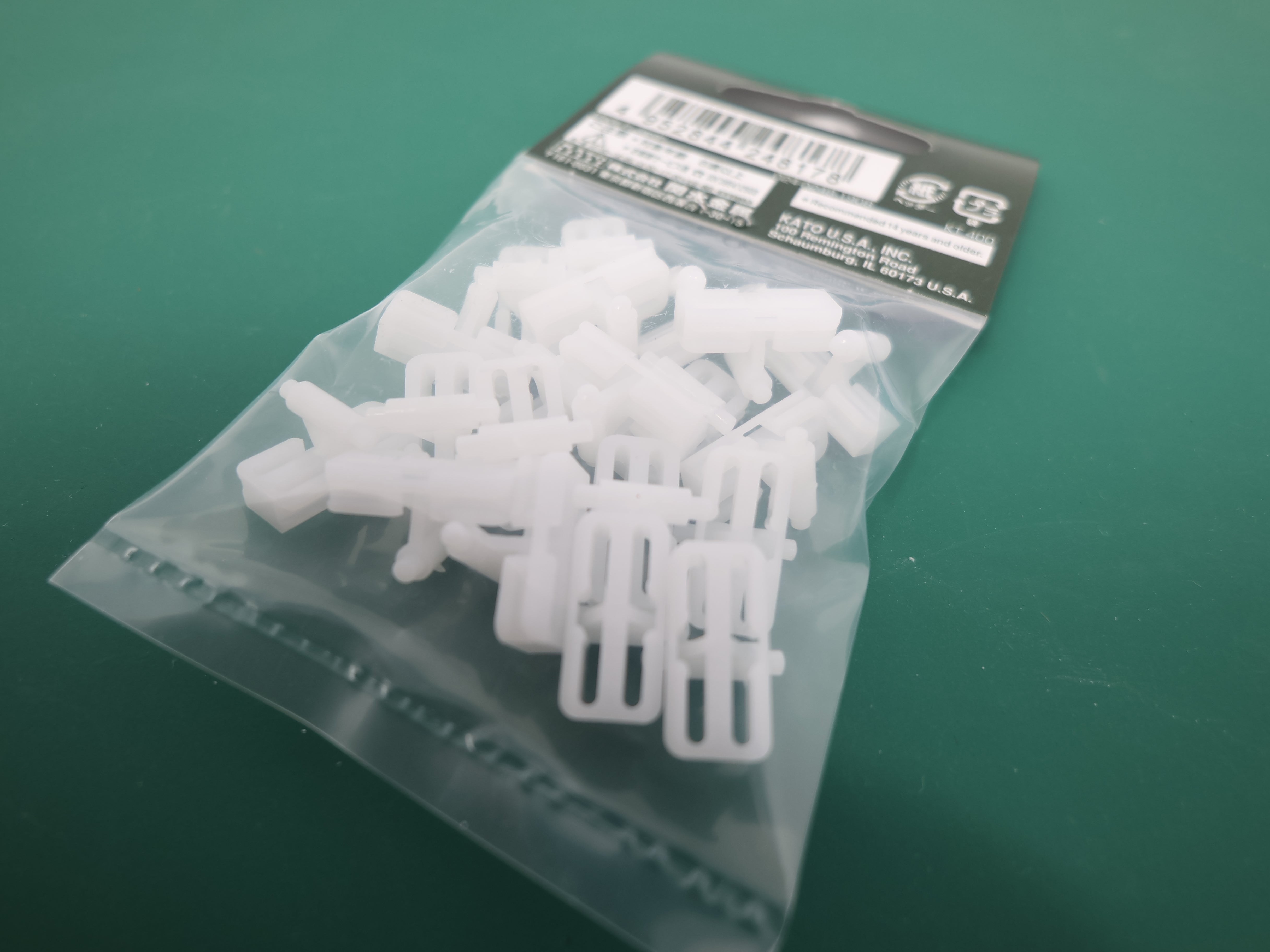 KATO 24-817 MULTI Scale, Unitrack Viaduct S-Joiner, (20 pcs, HO & N Scale)