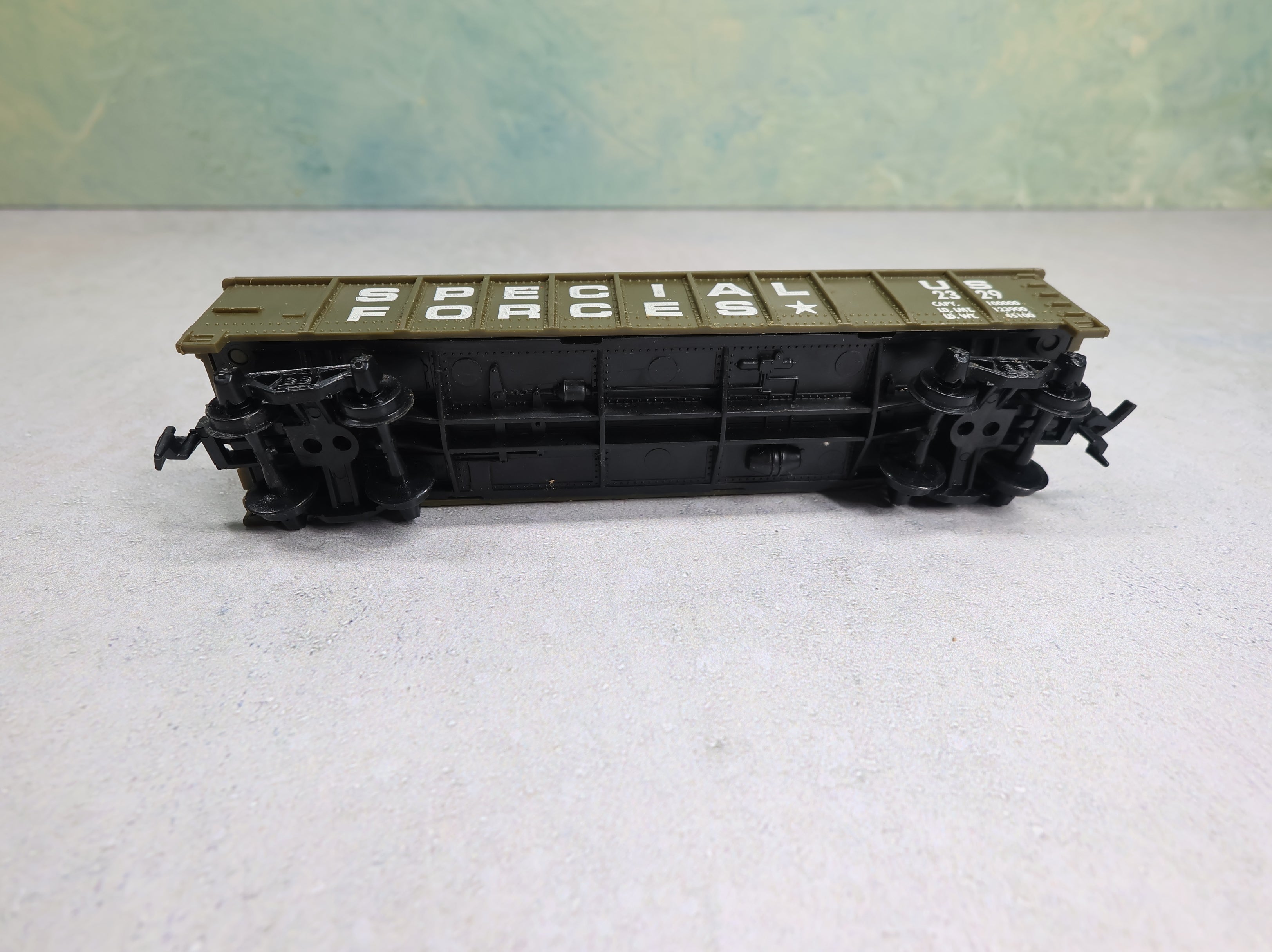 USED Tyco HO Scale Gondola Special Forces US #2329