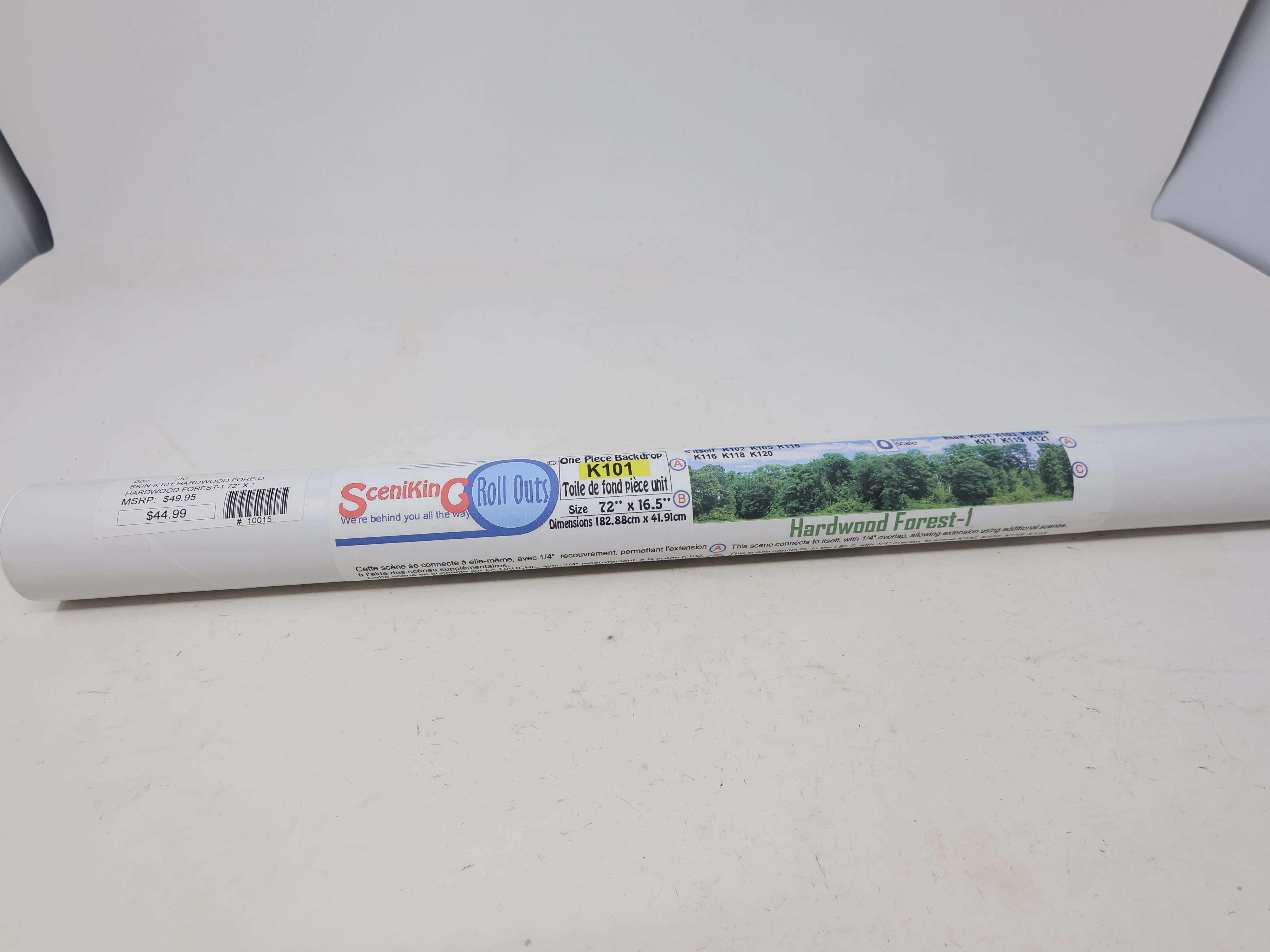 SceniKing K101 O, One Piece Backdrop - Hardwood Forest-1