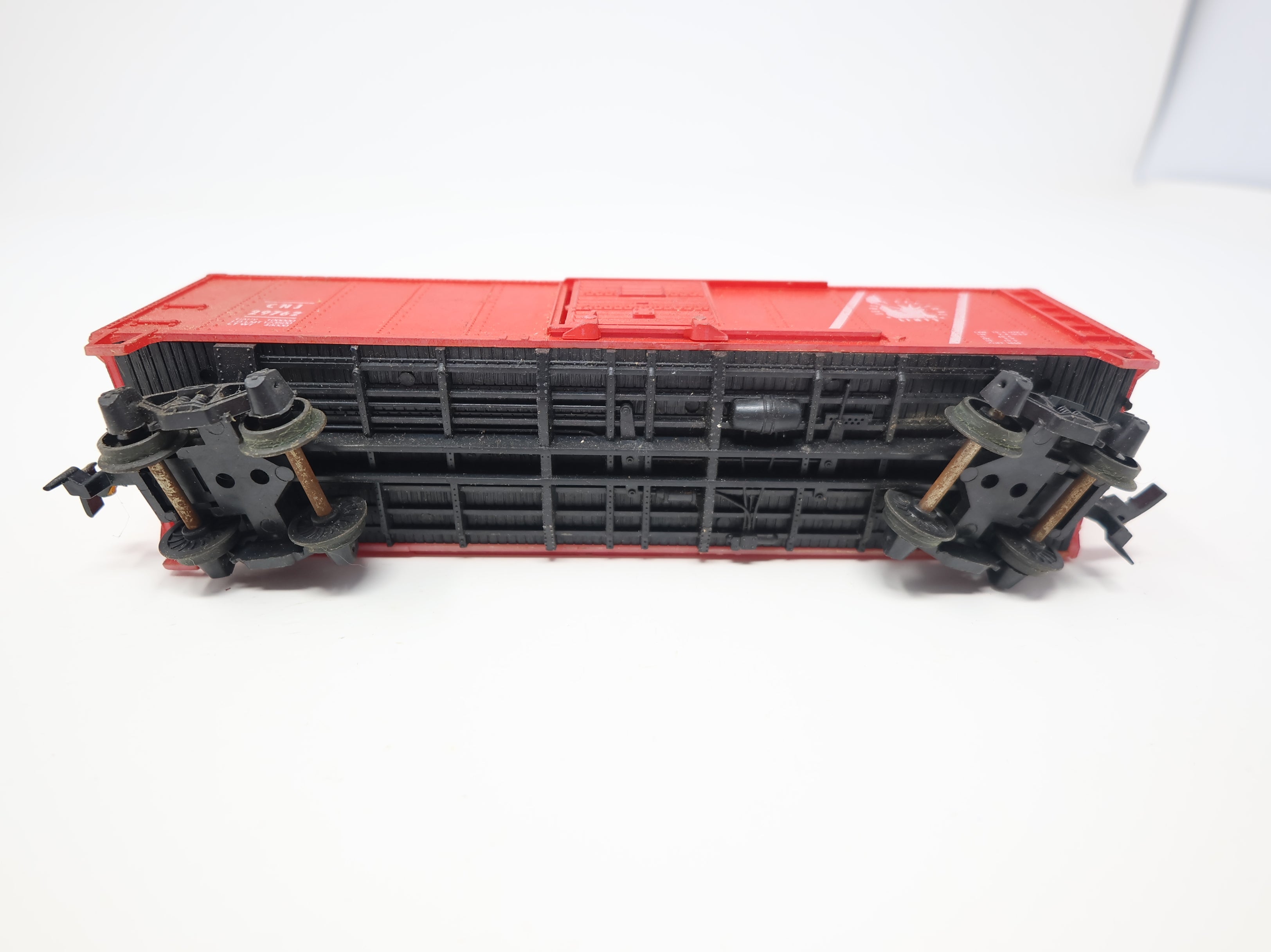 USED ROCO HO Scale 40' Steel Box Car Jersey Central CNJ #29762 Missing Door