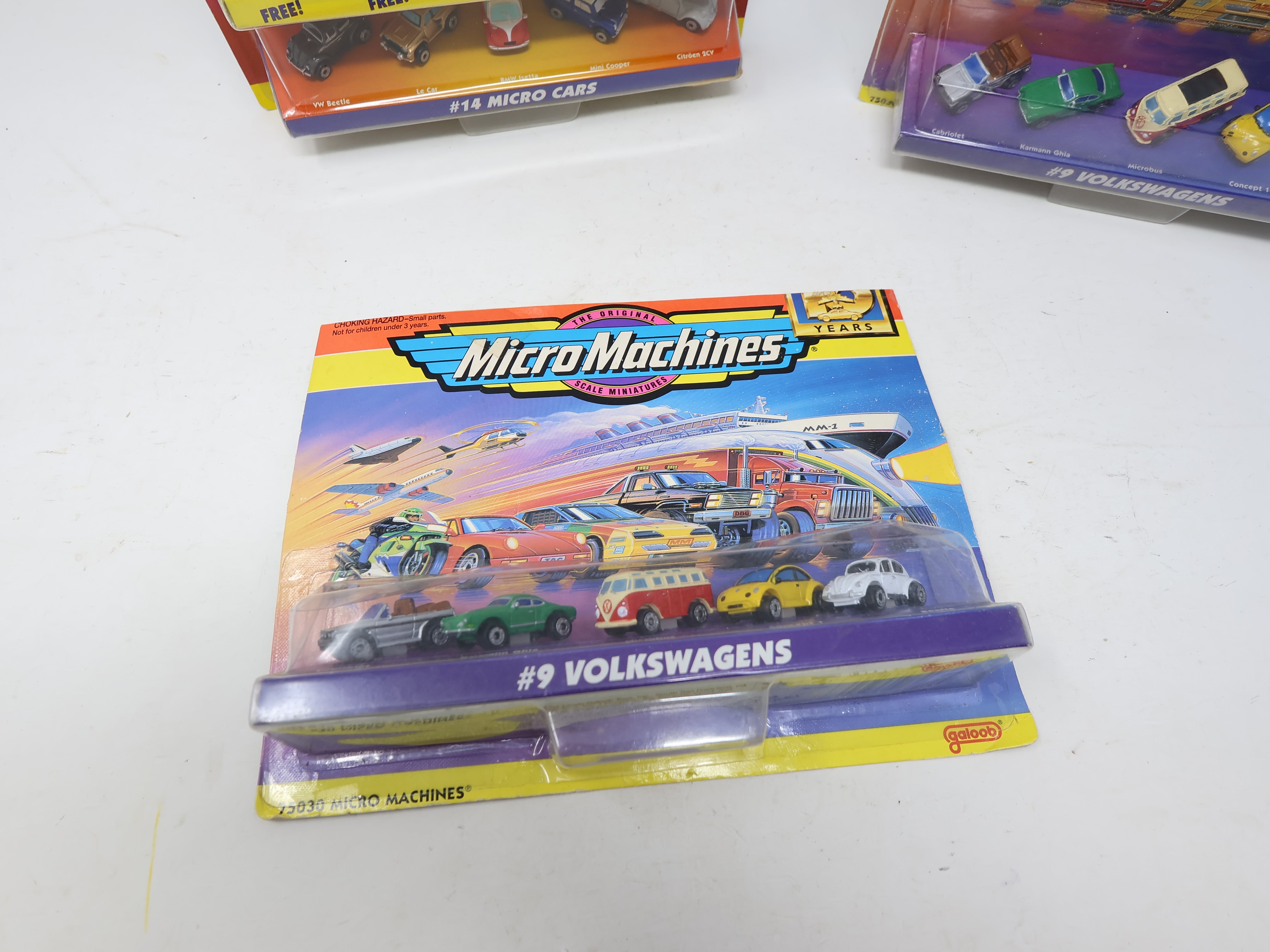 USED MicroMachines , Lot of 20 Micro Cars & Volkswagens (New Old Stock)