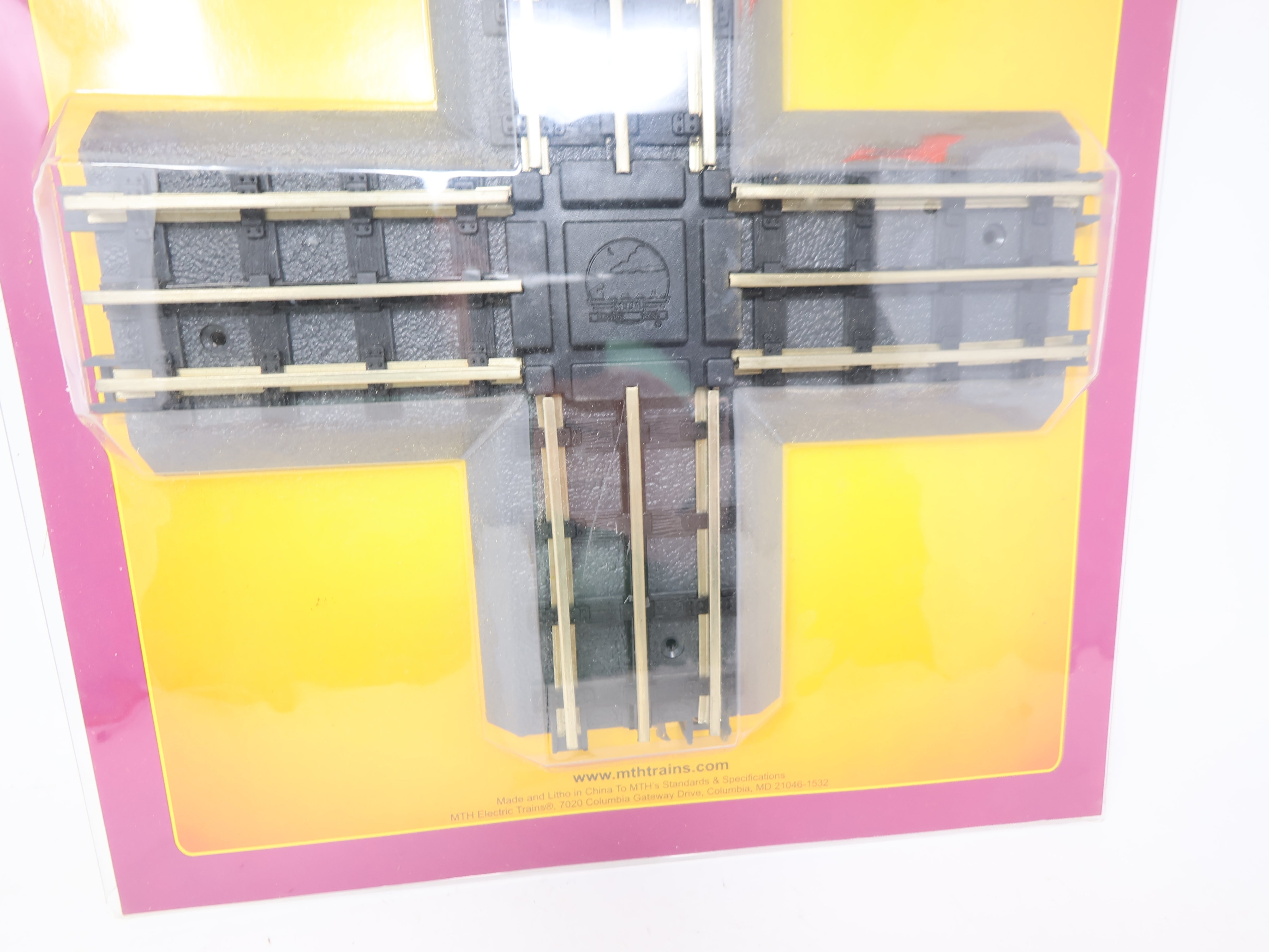 MTH Rail King 40-1006 O, RealTrax 90-Degree Crossing Track Section