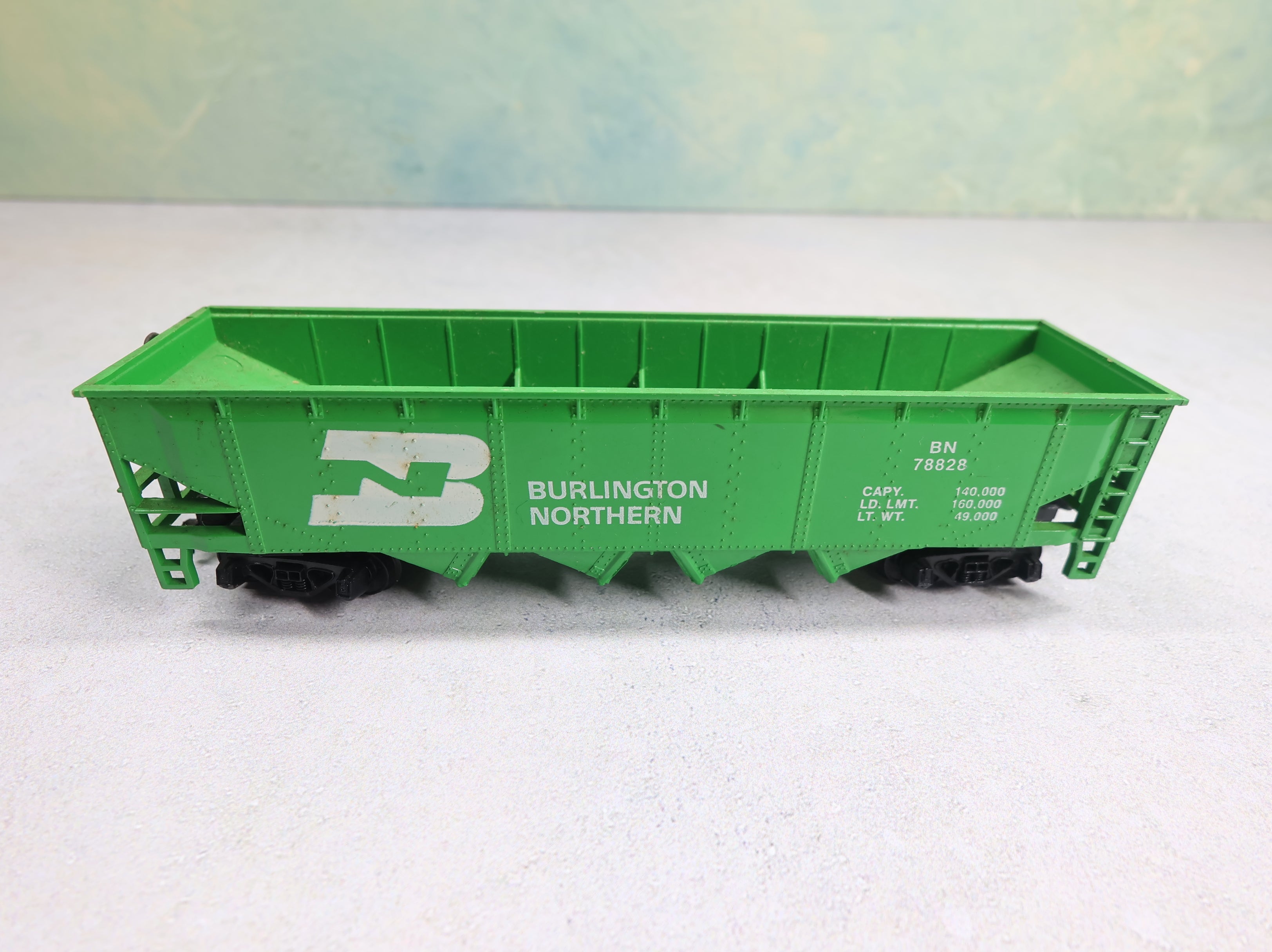 USED Tyco HO Scale Quad Hopper Burlington Northern BN #78828