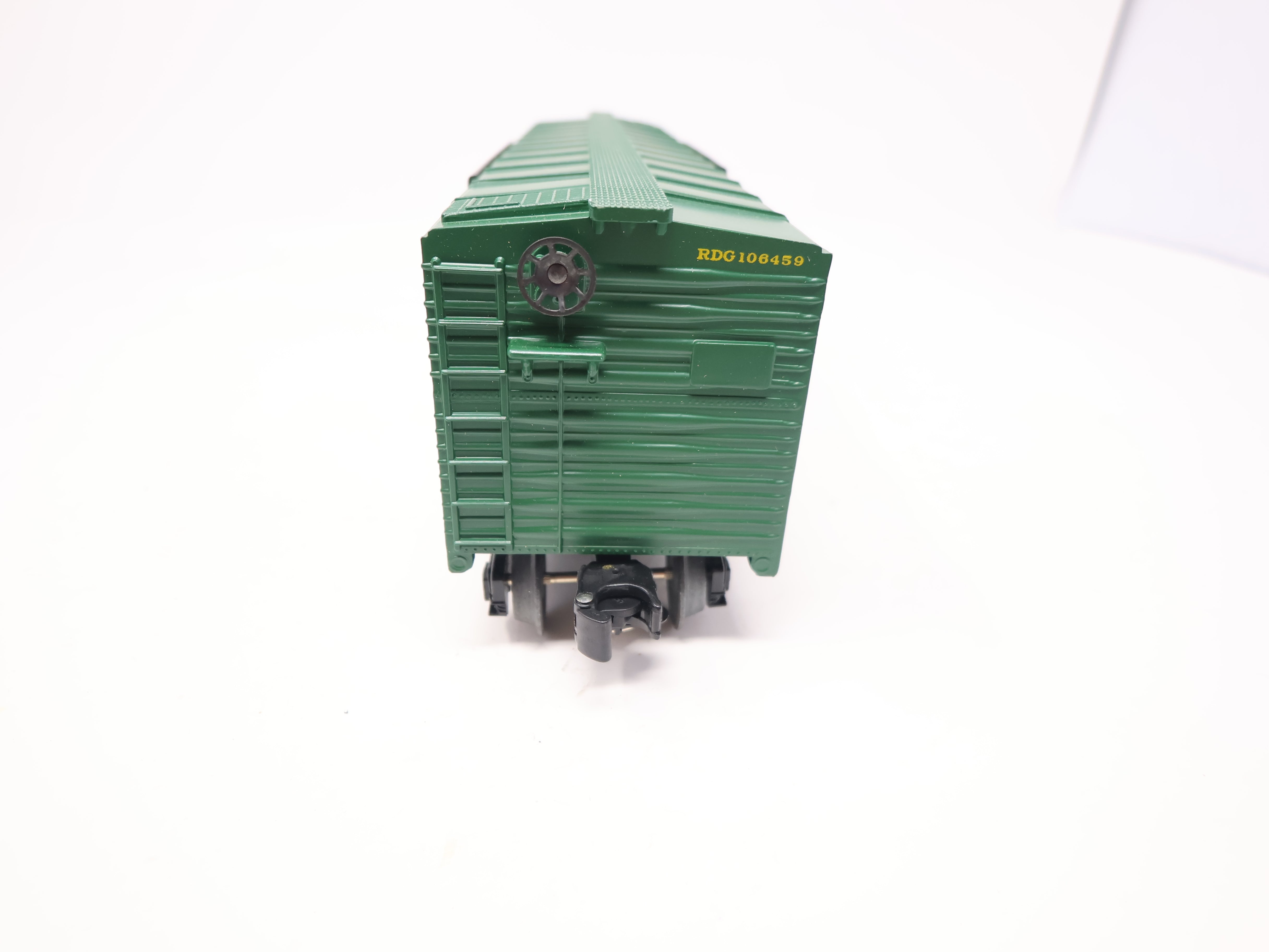 USED O, Box Car Green, Reading RDG #106459, Franks Roundhouse Custom Painted Car