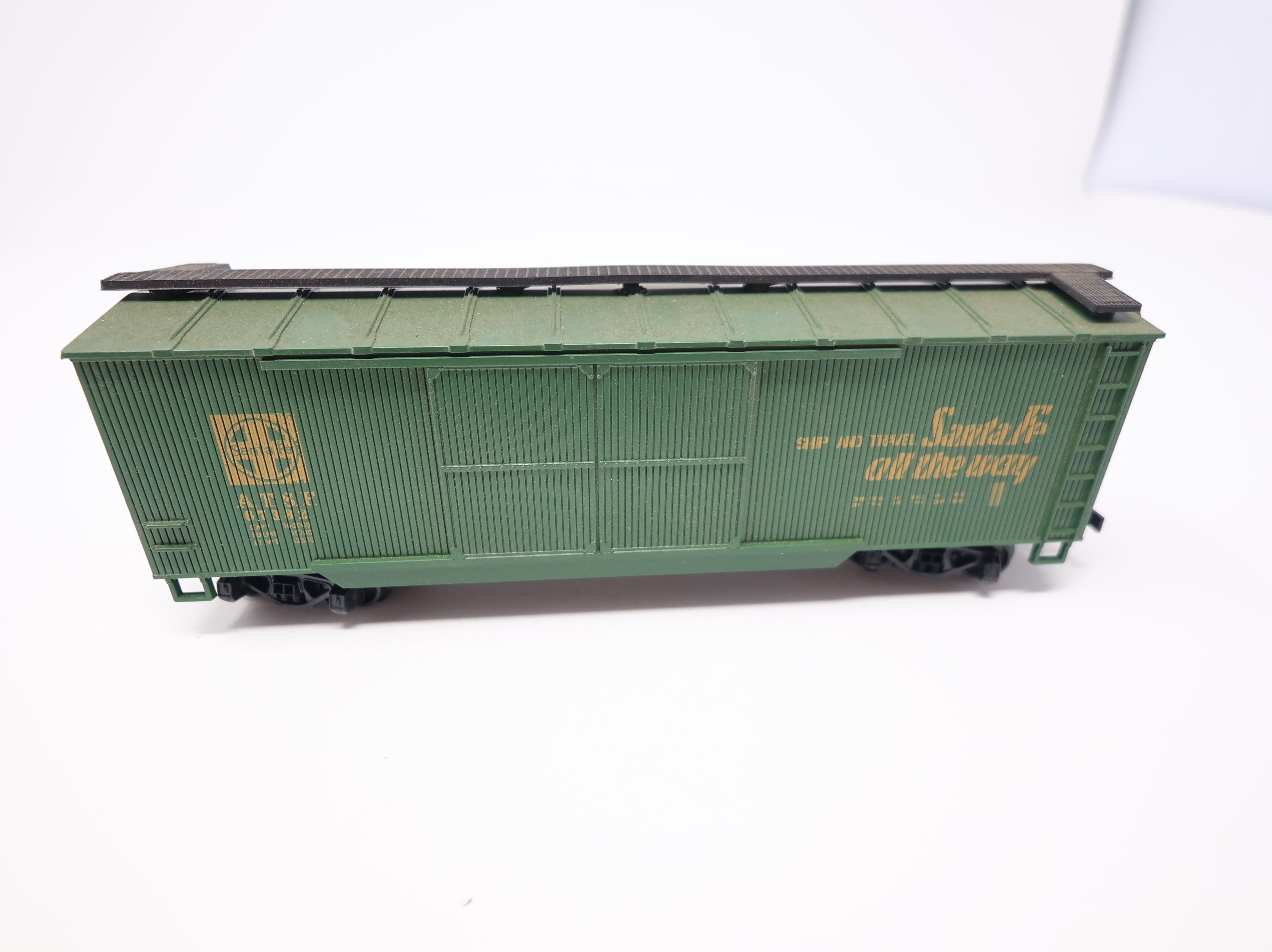 USED AHM HO Scale Wood Box Car Santa Fe ATSF #67382