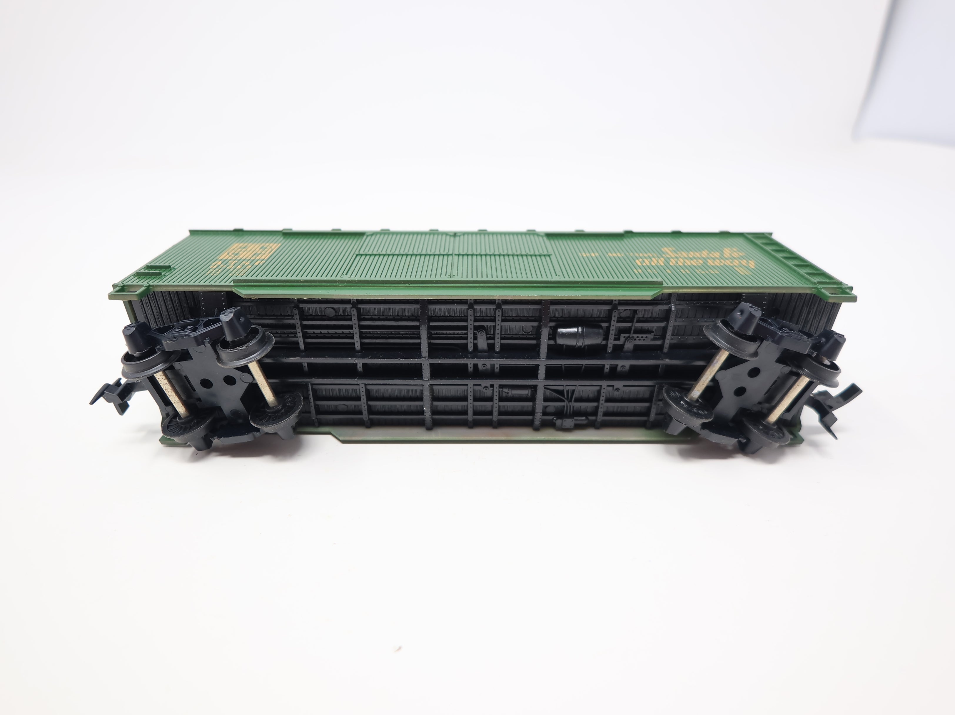 USED AHM HO Scale Wood Box Car Santa Fe ATSF #67382
