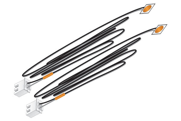 Woodland Scenics 5736 Multi Scale Orange LED Stick-On Lights Just Plug (2 pcs)