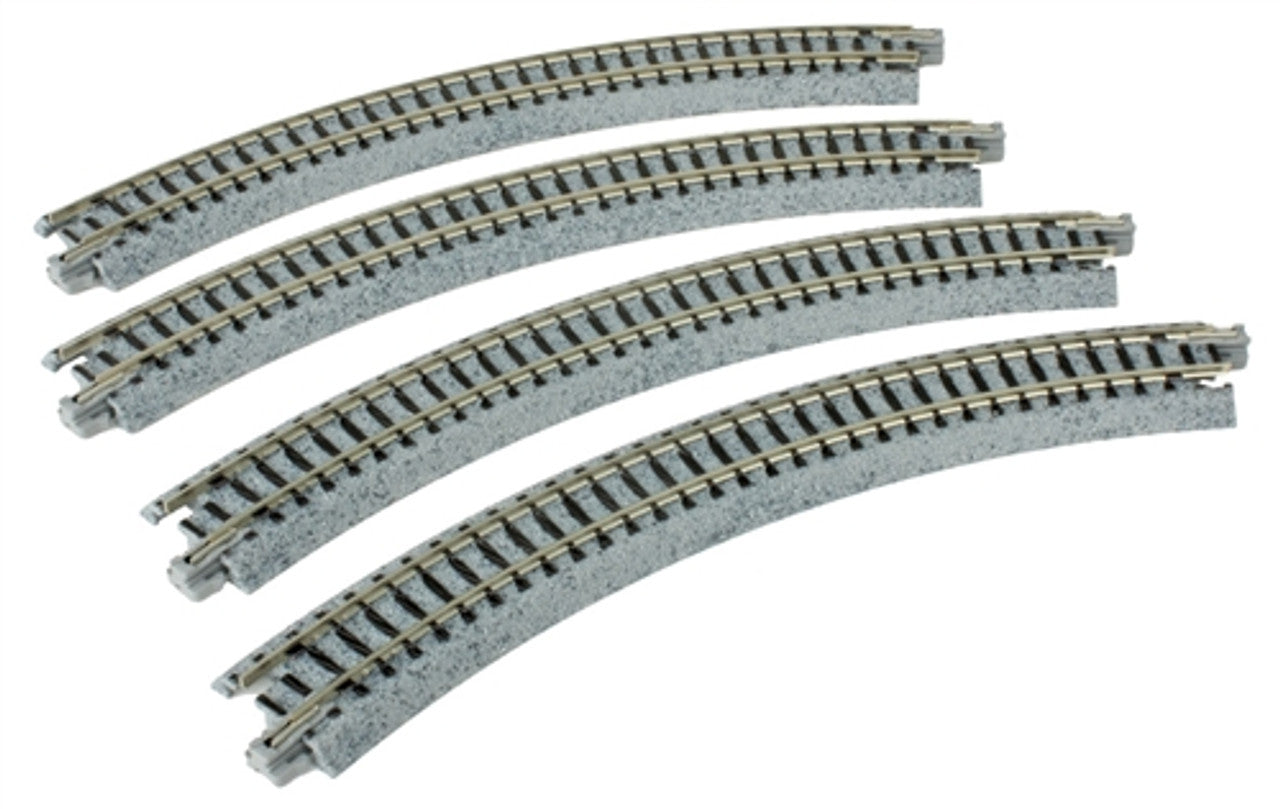 KATO 20-170 N Scale, Unitrack 8 1/2" R Curve 45° Track (4 pcs), Code 80
