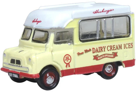Oxford Diecast NCA030 N Scale Bedford CA Ice Cream Van Hockings Model Car
