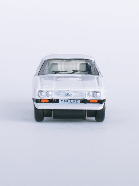 Oxford Diecast NCAP003 N Scale 1978 Ford Capri Mk III - Assembled, White