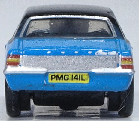 Oxford Diecast NCOR3005 N Scale Electric Monza Blue Cortina MKIII Model Car