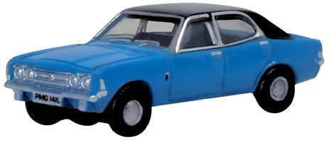 Oxford Diecast NCOR3005 N Scale Electric Monza Blue Cortina MKIII Model Car