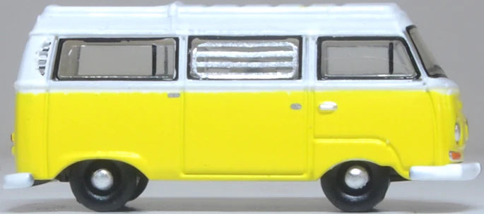 Oxford Diecast NVW016 N Scale Volkswagen T2 Bay Window Camper - Assembled Yellow