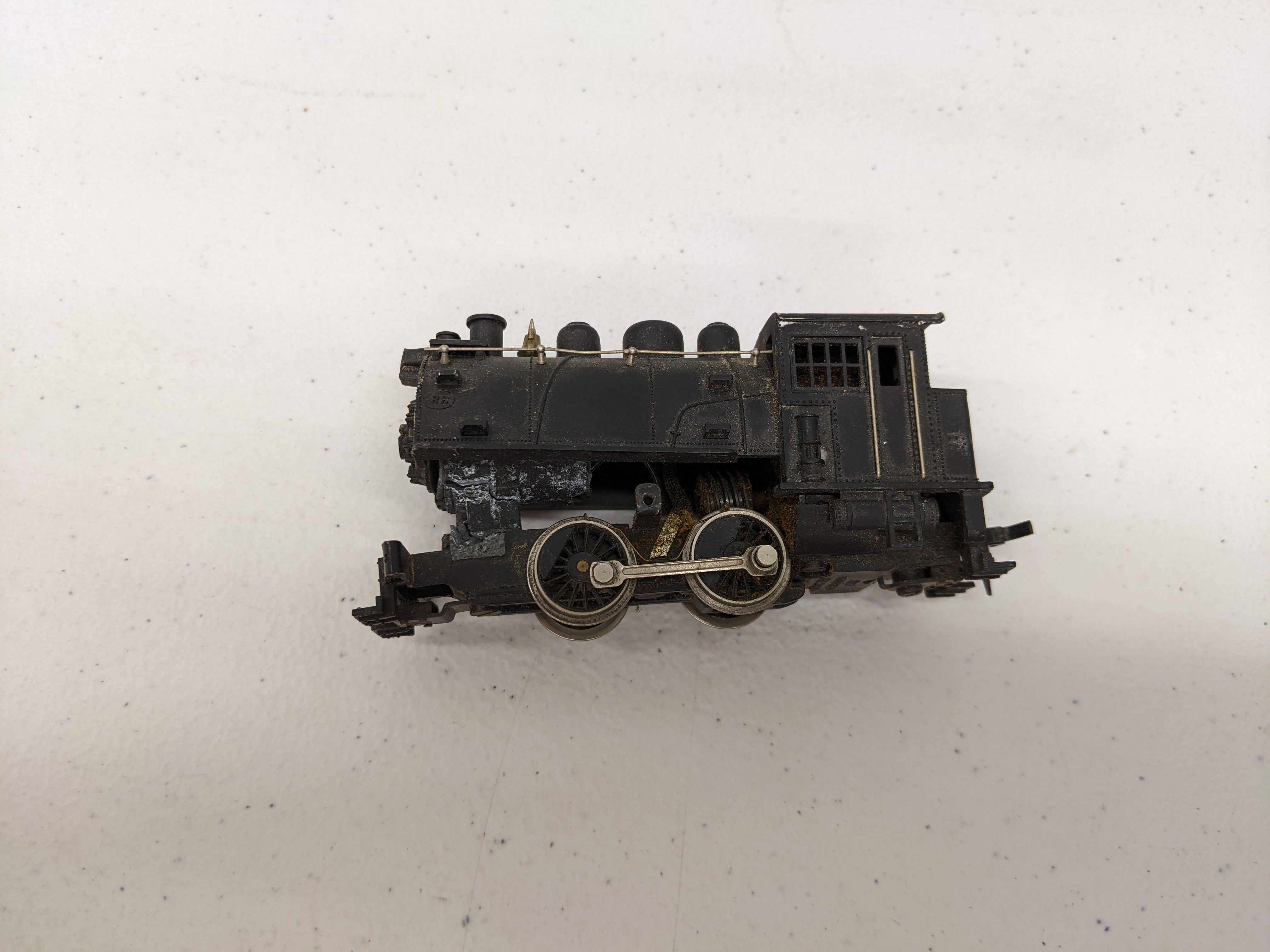 USED Rivarossi HO Scale, Steam Locomotive, Undecorated , Damaged Shell (DC)