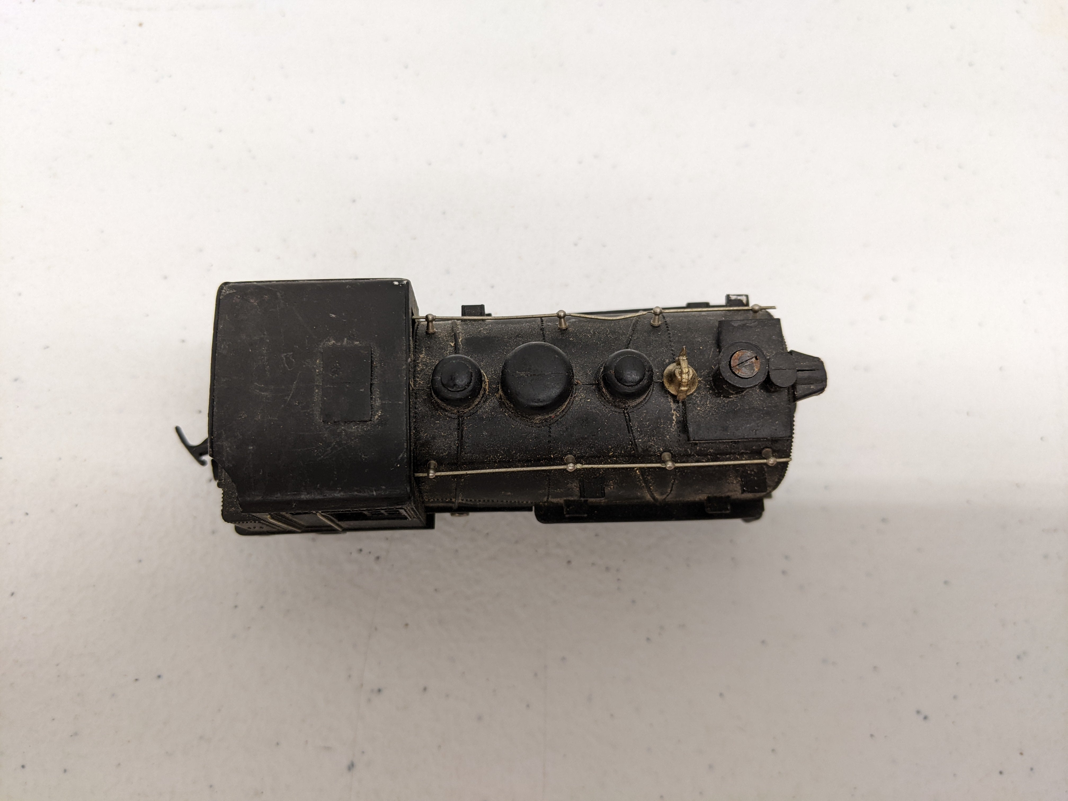 USED Rivarossi HO Scale, Steam Locomotive, Undecorated , Damaged Shell (DC)