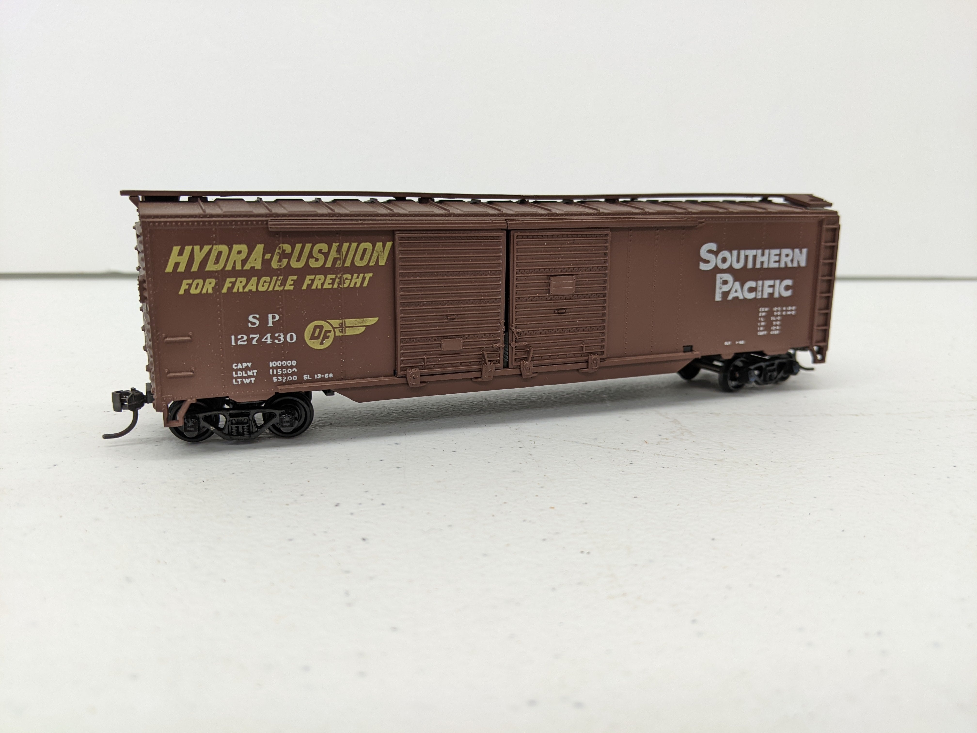 USED HO Scale, 50' Double Door Box Car, Southern Pacific SP #127430