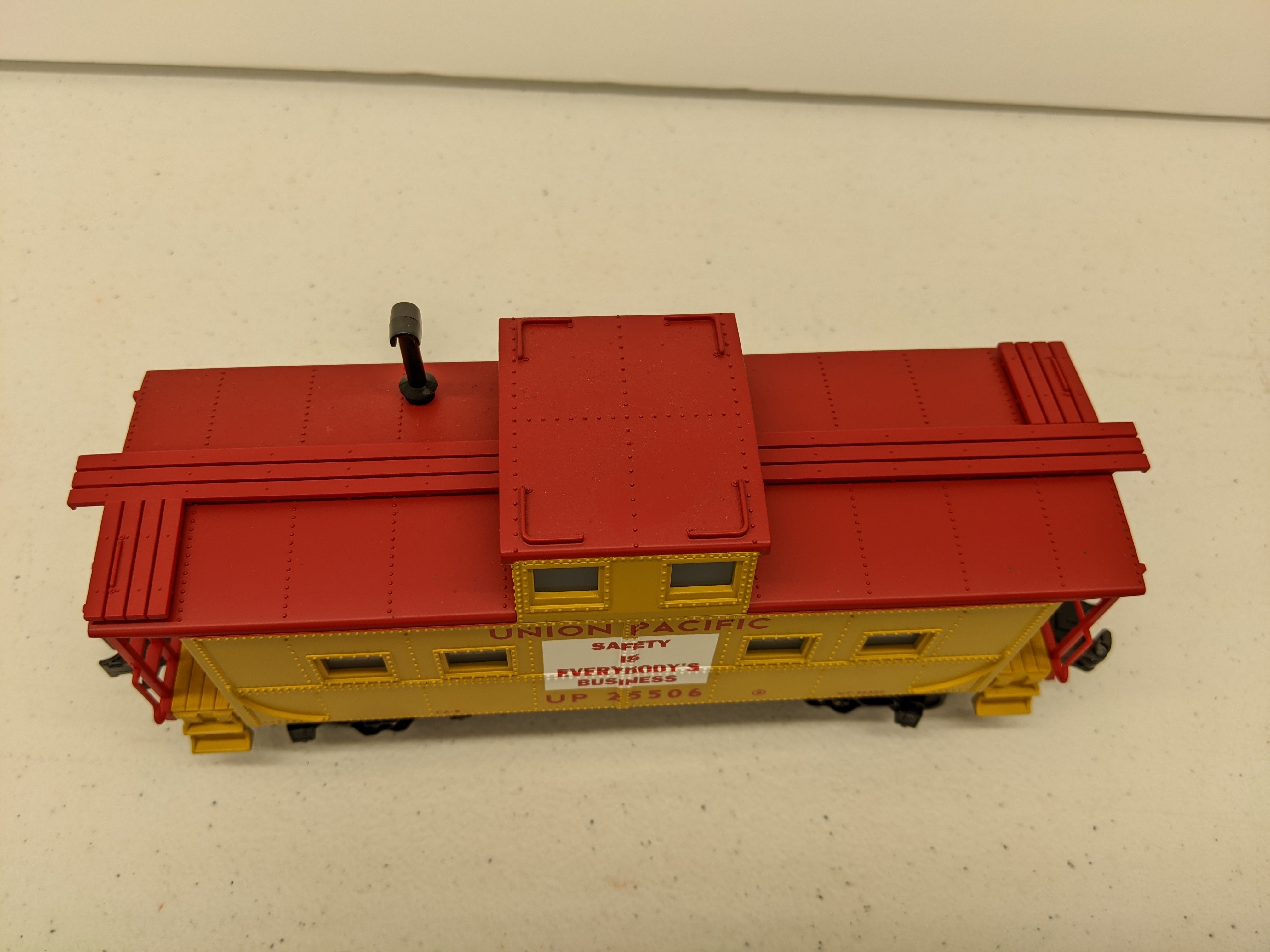 USED MTH Rail King 30-7767 O Scale, Steel Caboose, Union Pacific UP #25506